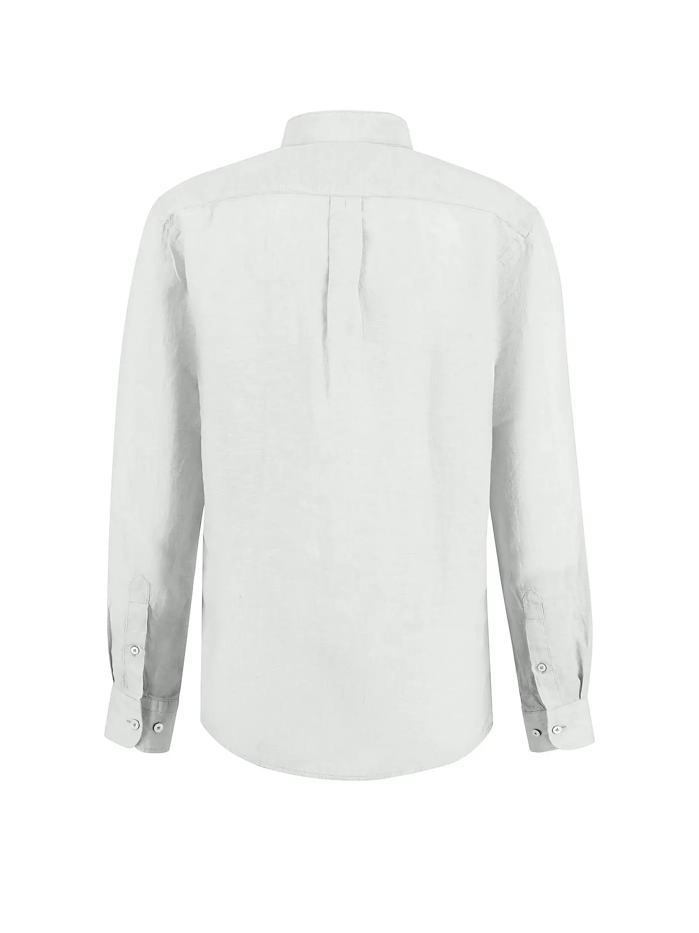 FYNCH HATTON | Leinenhemd Regular Fit  | weiss