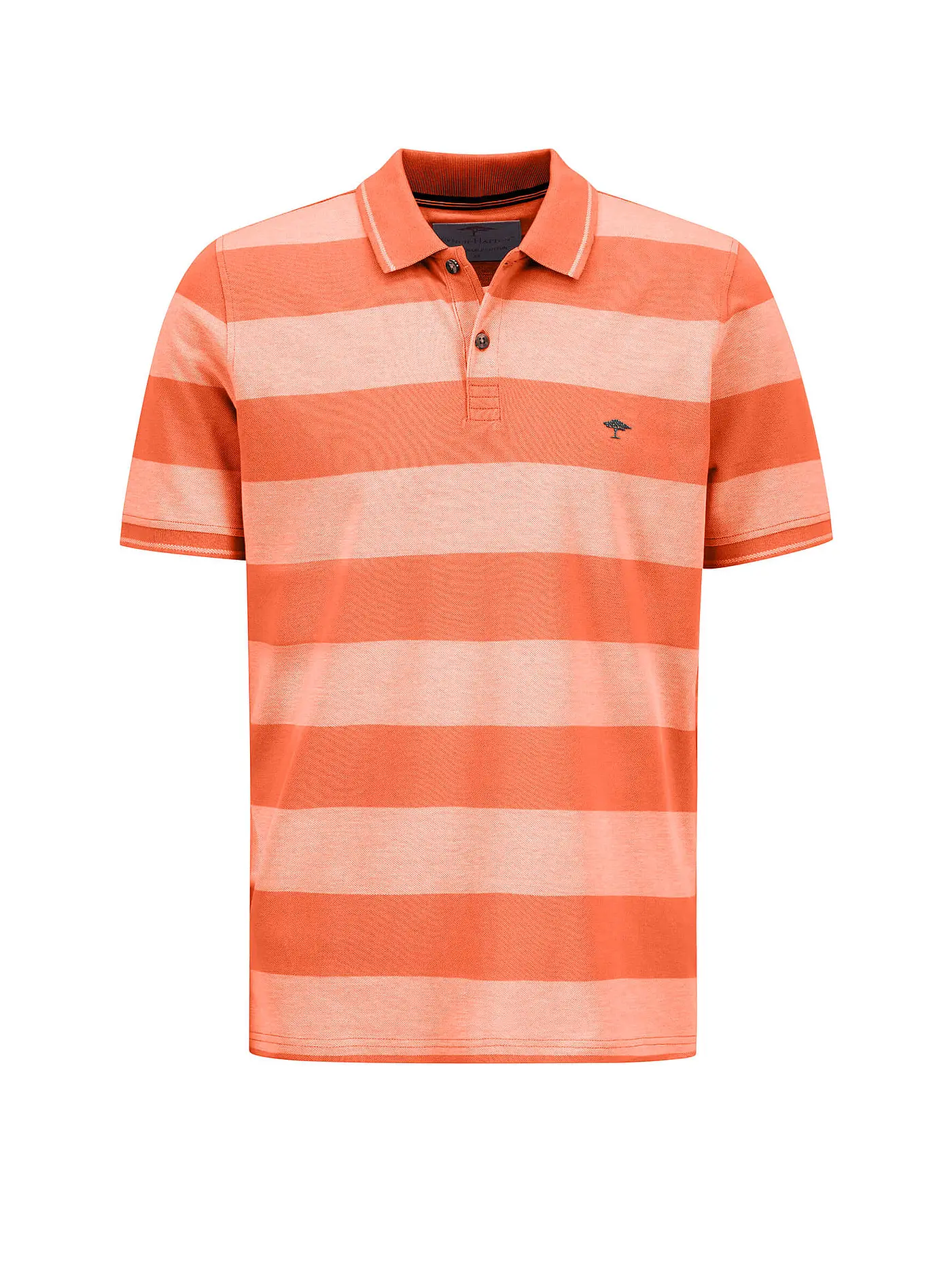 FYNCH HATTON | Poloshirt Casual Fit  | orange