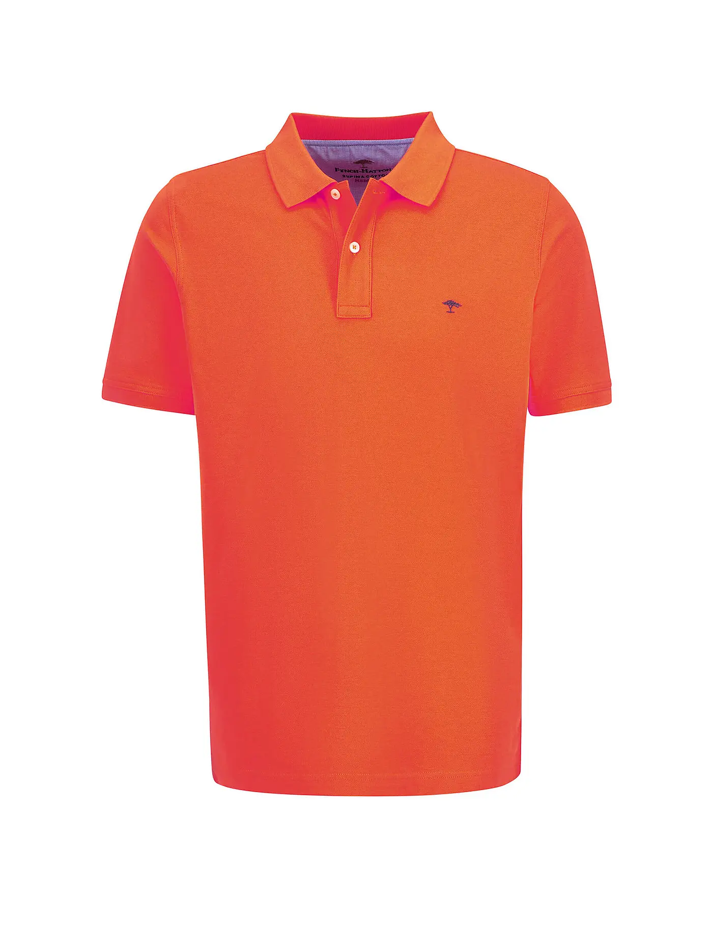 FYNCH HATTON | Poloshirt Casual Fit  | orange