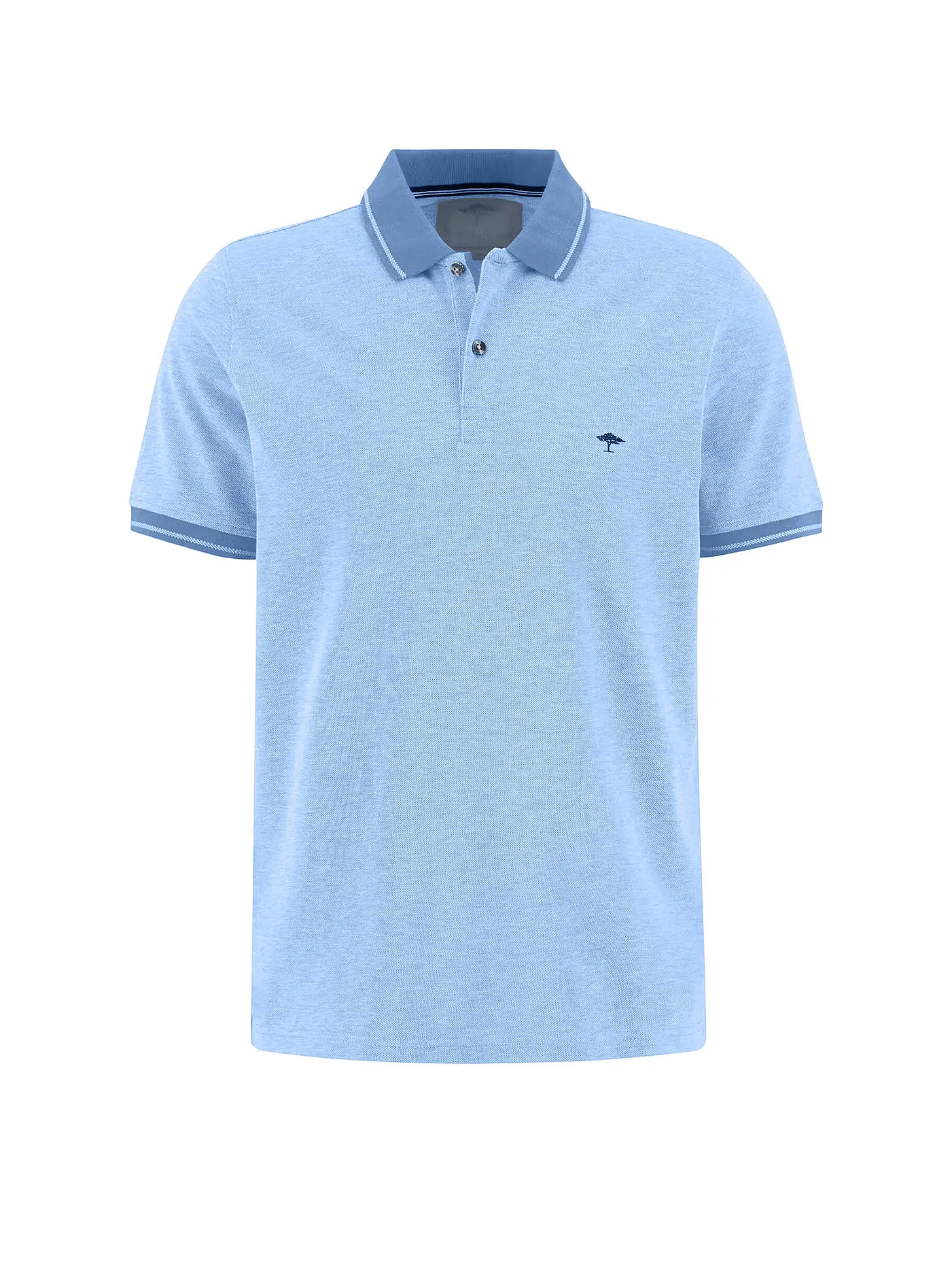 FYNCH HATTON | Poloshirt Casual Fit  | hellblau