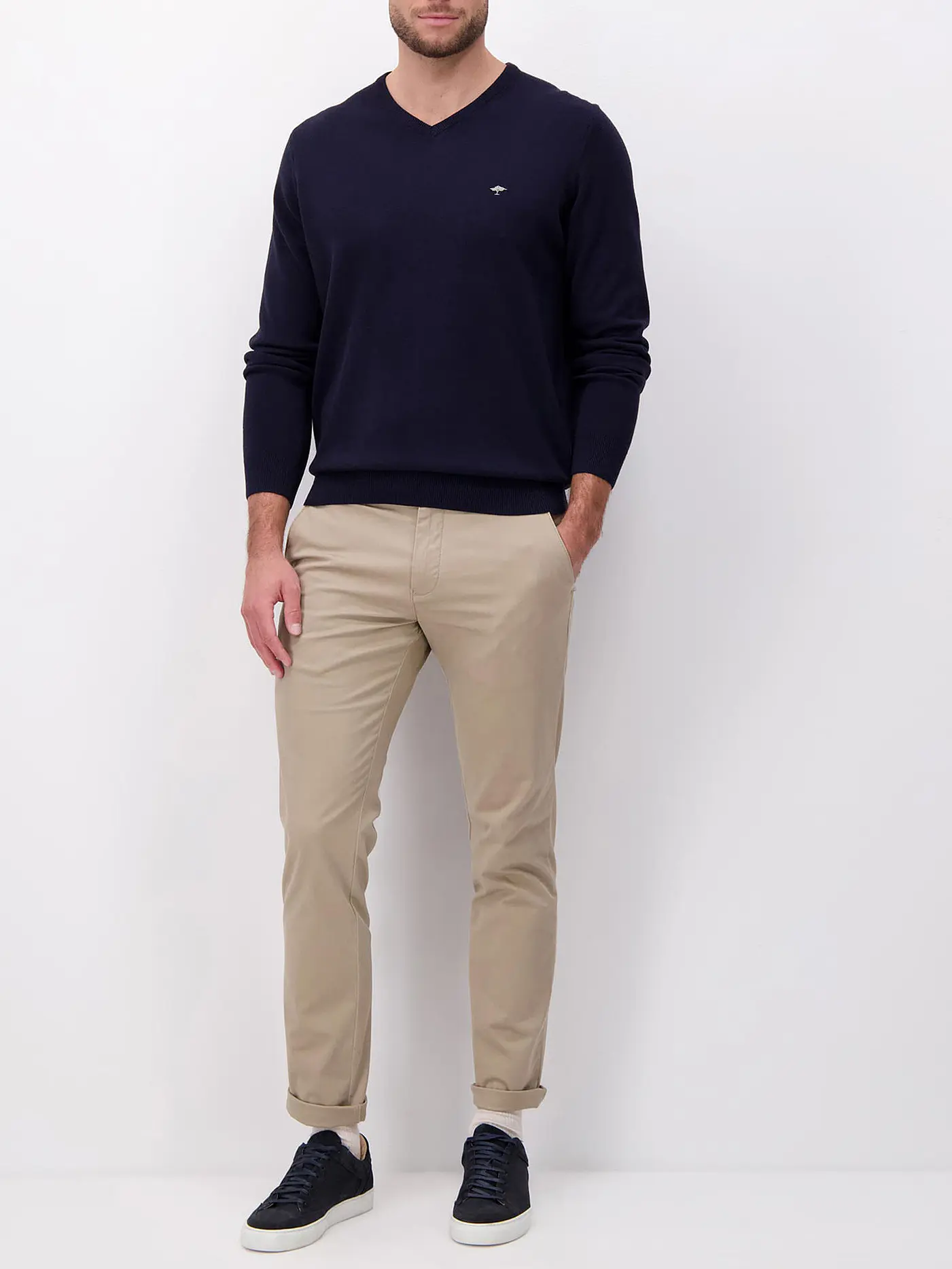 FYNCH HATTON | Pullover  | dunkelblau