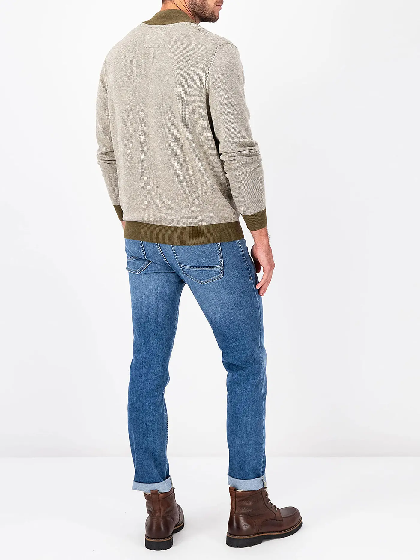 FYNCH HATTON | Strickjacke | olive