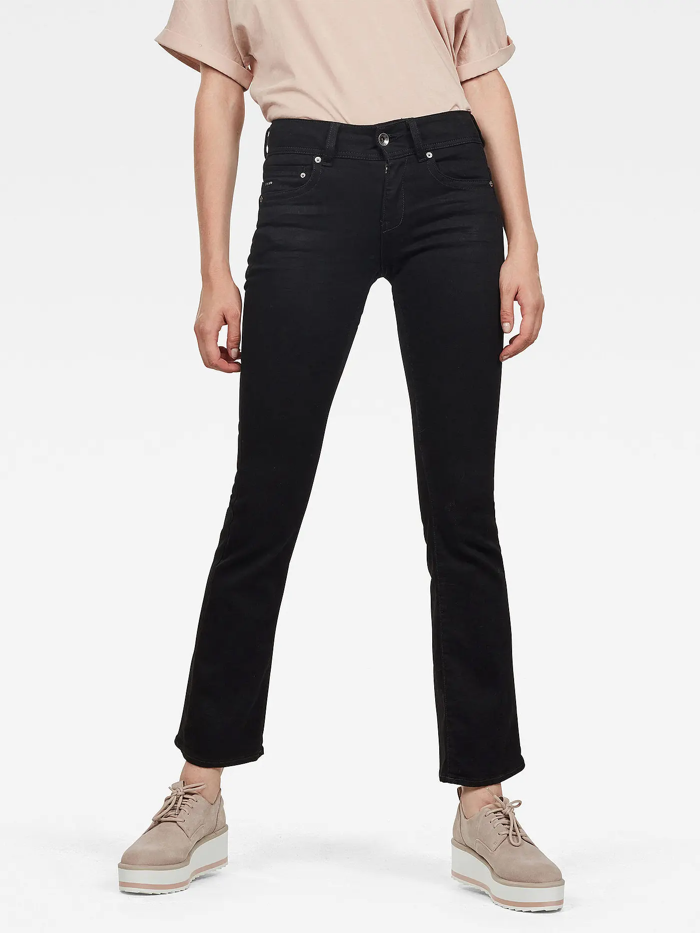 G-STAR RAW | Jeans Bootcut-Fit "Midge" | schwarz