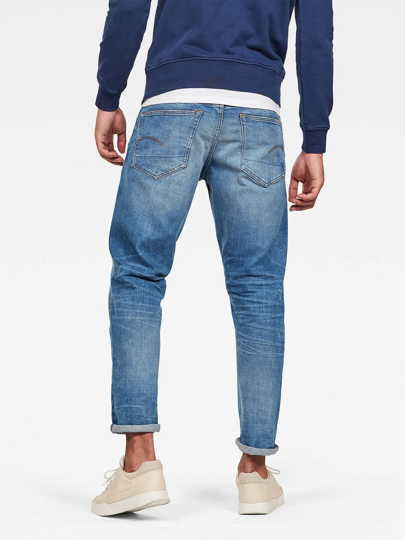 G-STAR RAW | Jeans Straight-Tapered-Fit 3301 | blau