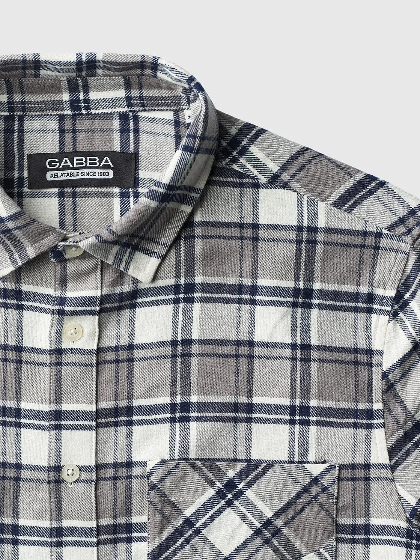 GABBA | Hemd RANGER CHECKY  | blau