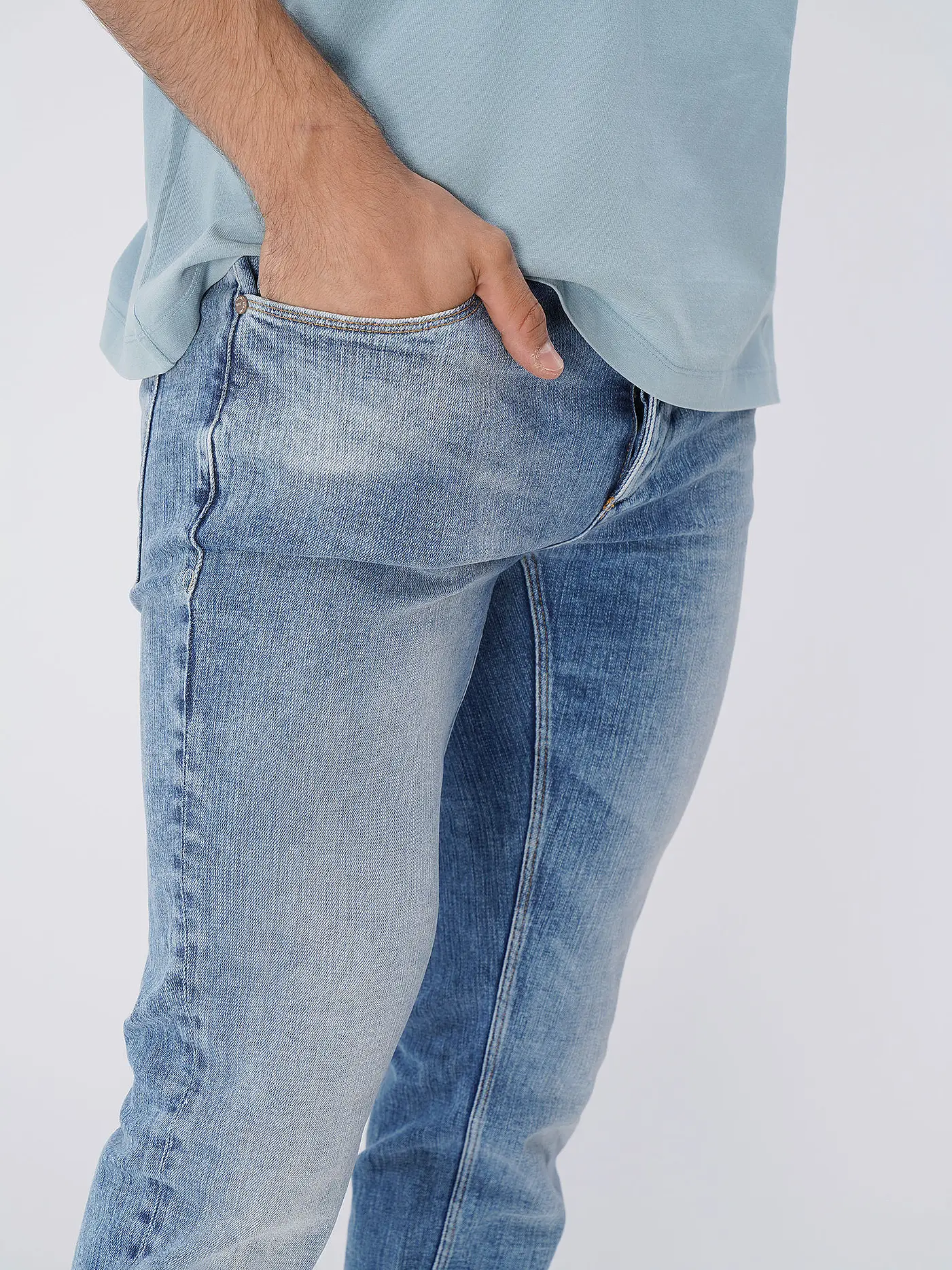 GABBA | Jeans Straight Slim Fit "Rey" | blau