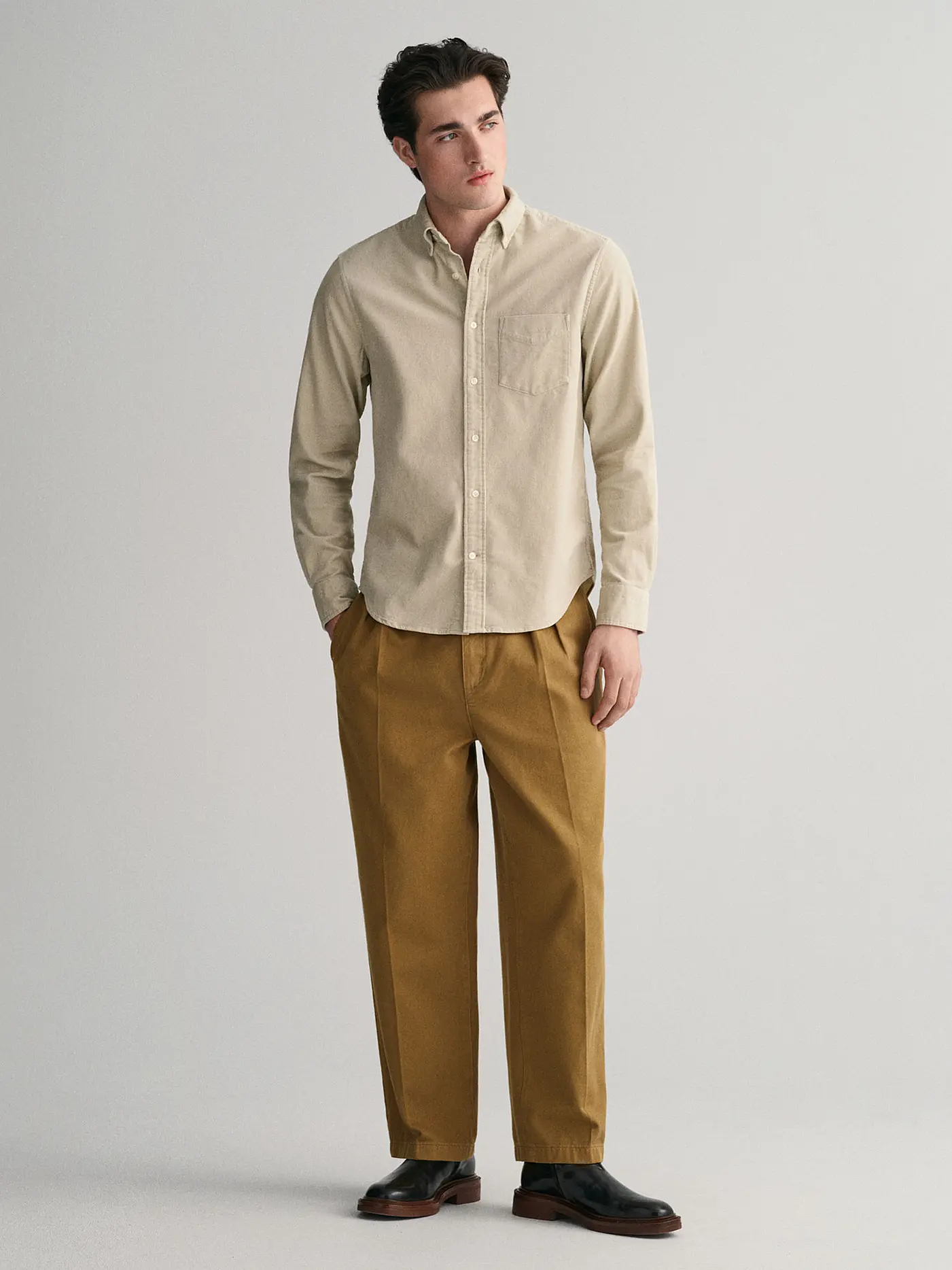 GANT | Cordhemd Regular Fit | beige