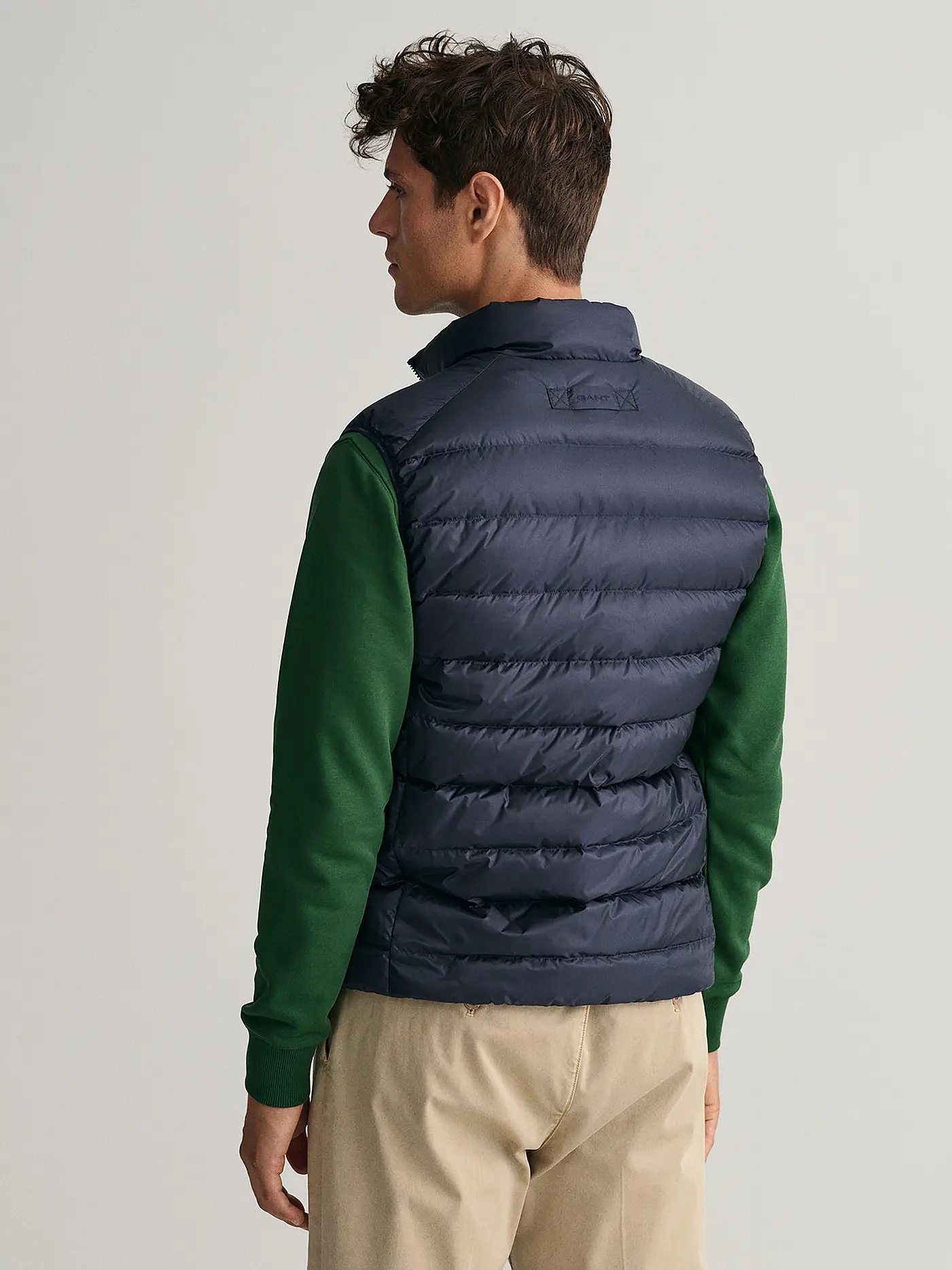GANT | Daunensteppgilet | dunkelblau