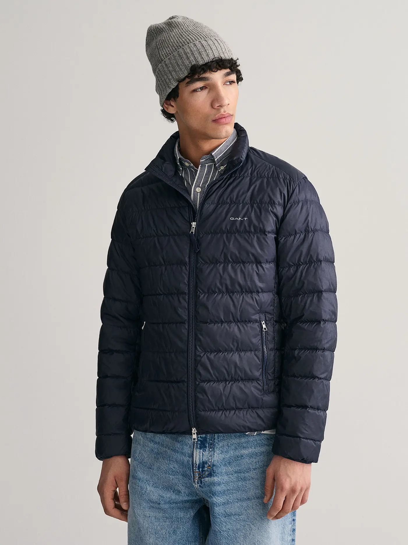 GANT | Daunensteppjacke | dunkelblau