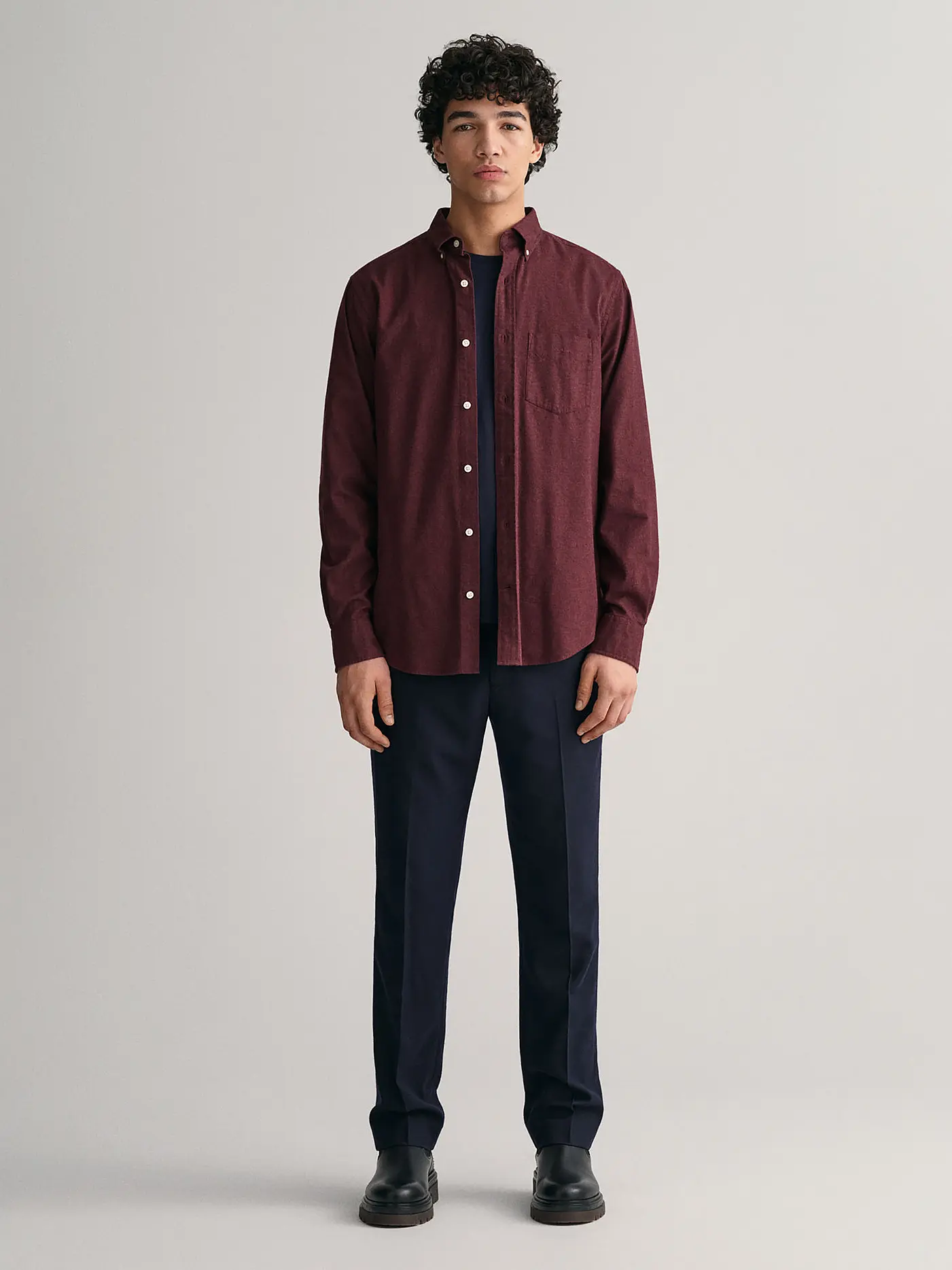 GANT | Hemd Regular Fit | dunkelrot