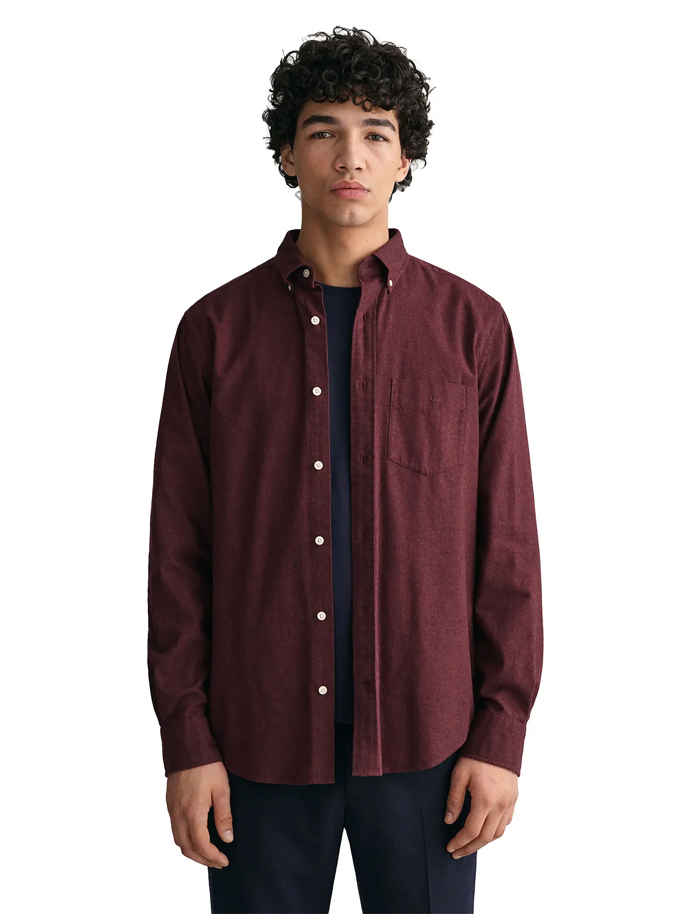 GANT | Hemd Regular Fit | dunkelrot