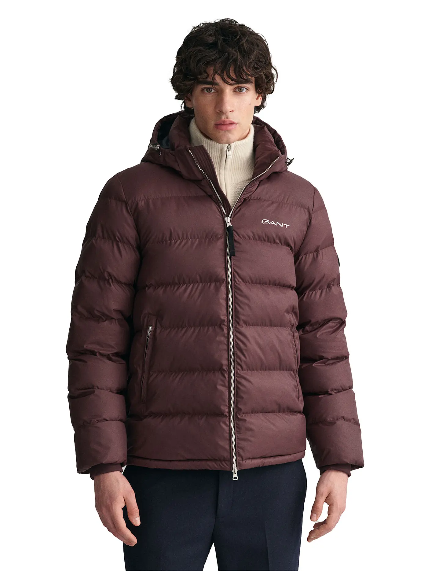 GANT | Steppjacke | dunkelrot