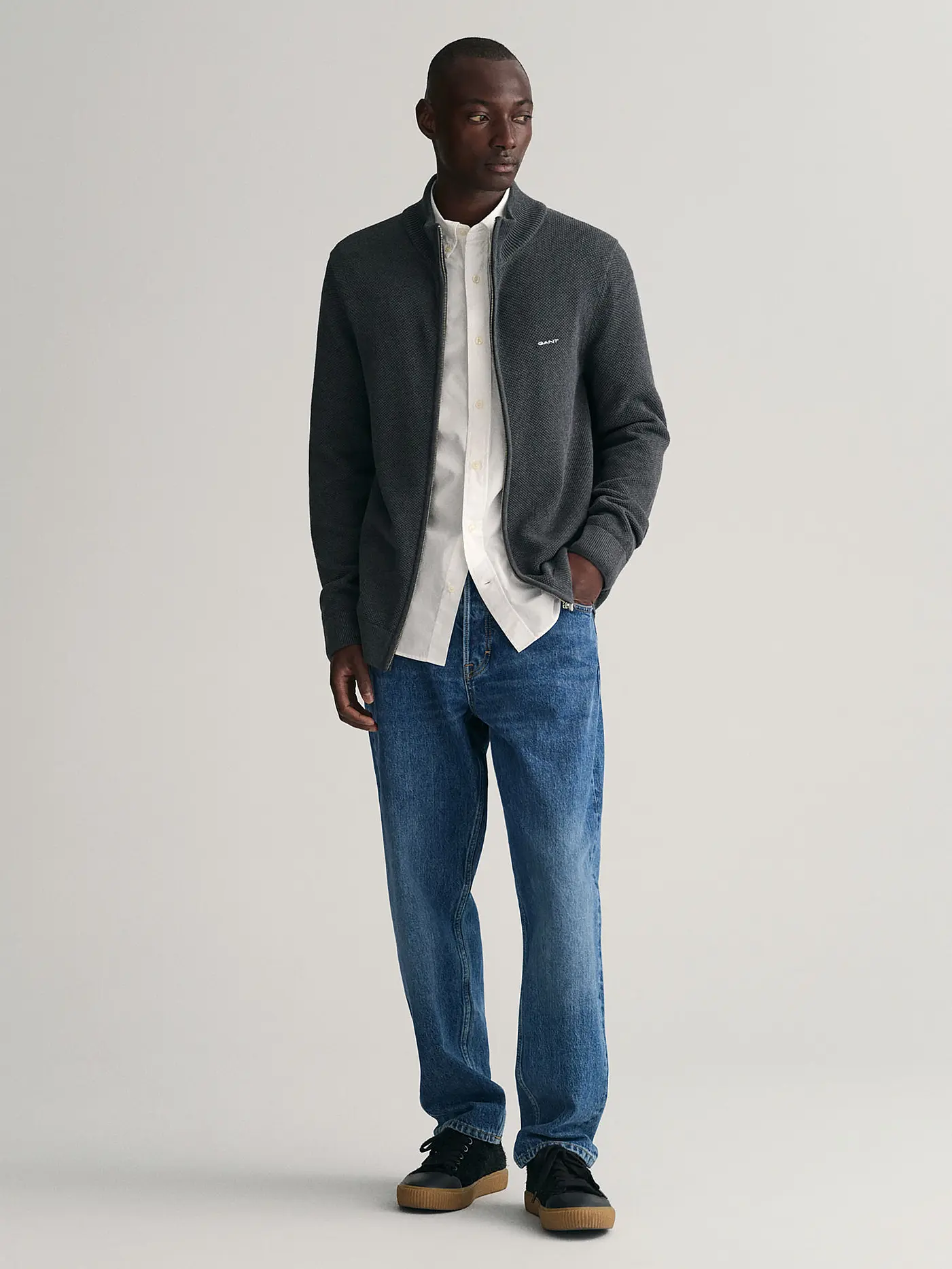 GANT | Strickjacke | grau
