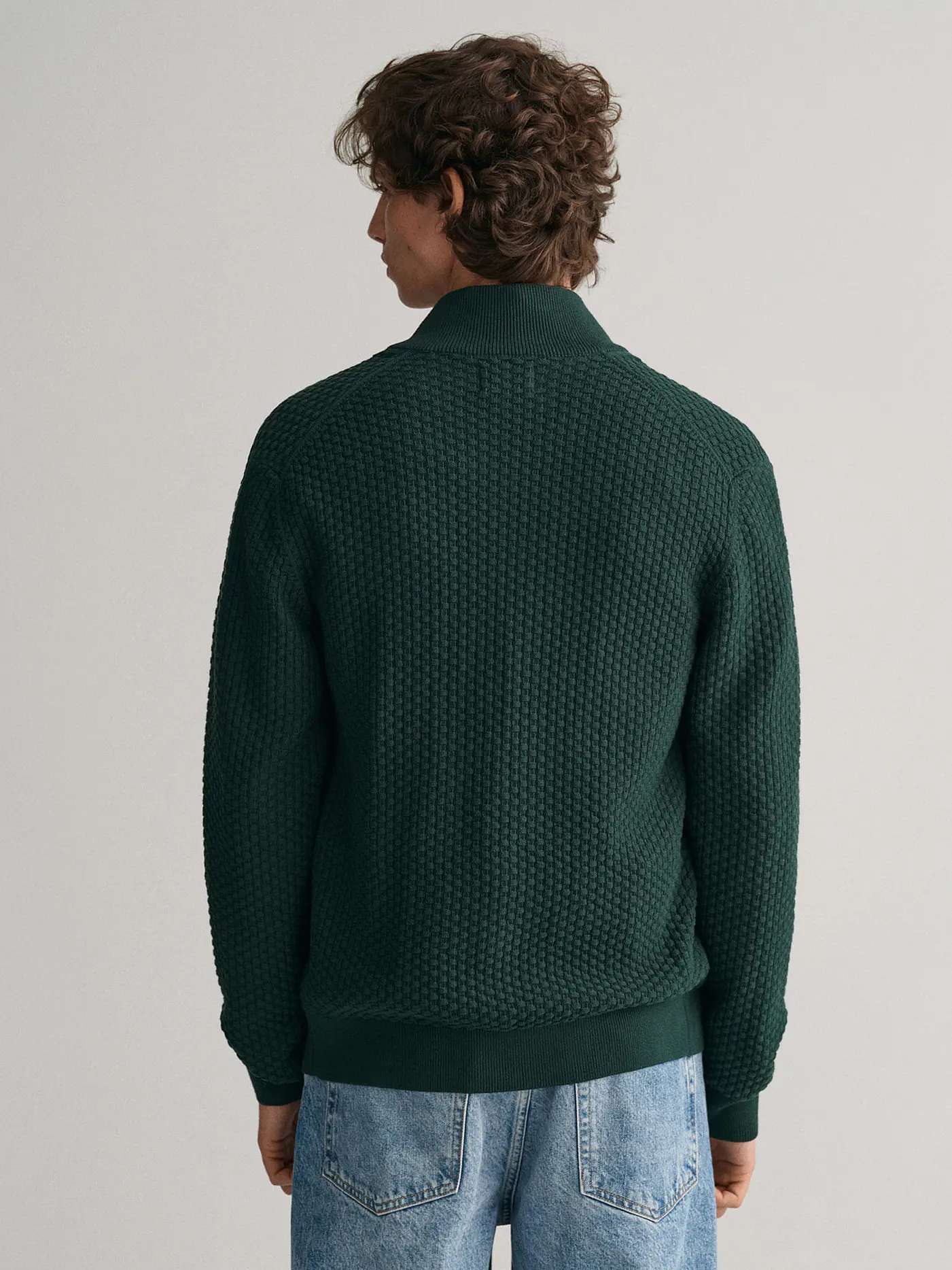 GANT | Strickjacke | dunkelgrün