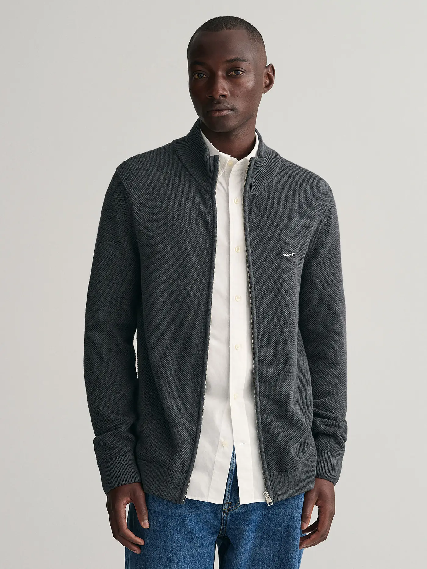 GANT | Strickjacke | grau