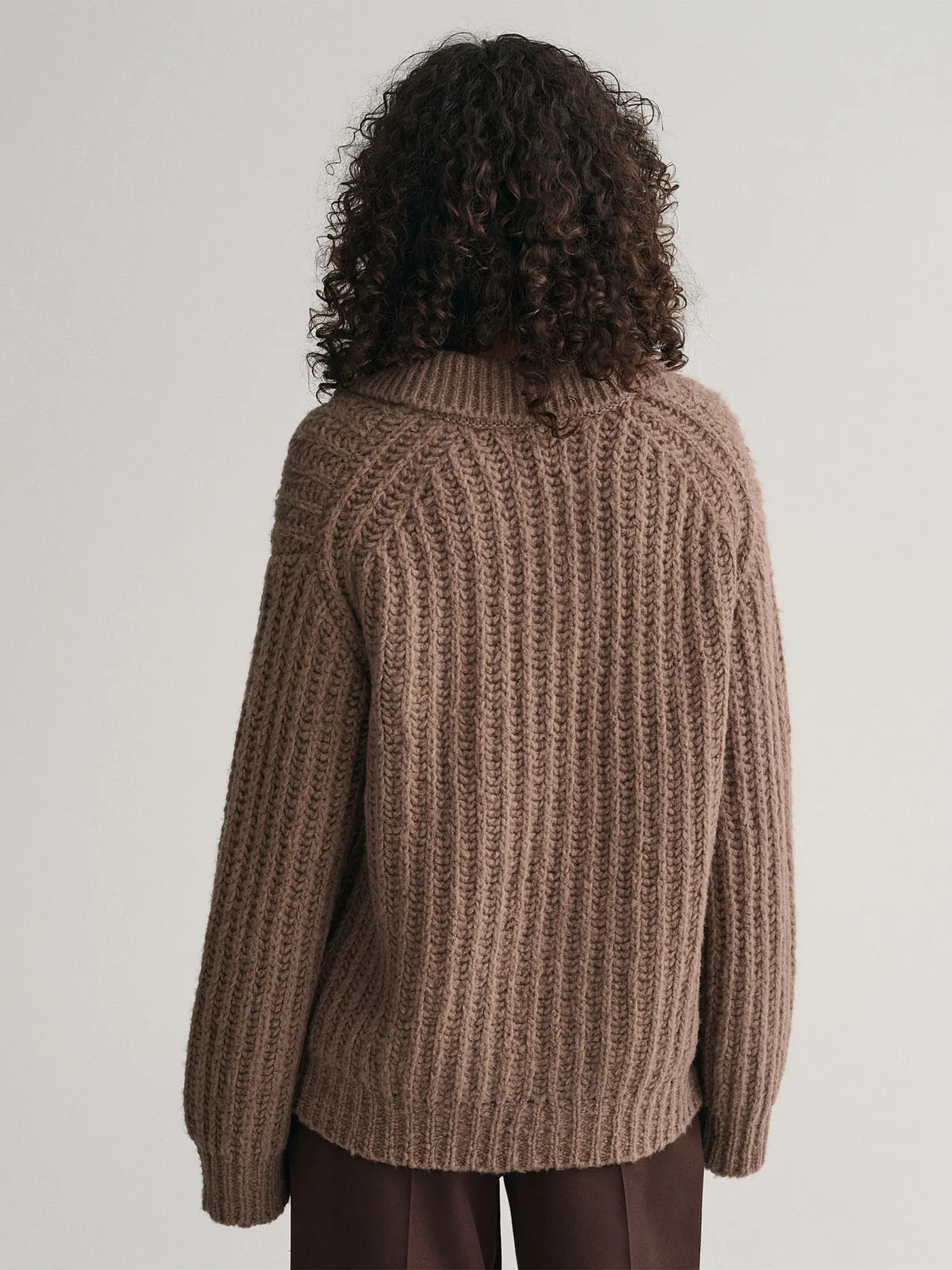 GANT | Troyer Pullover | braun