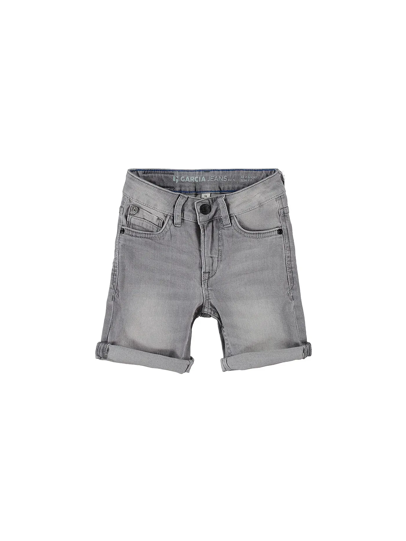 GARCIA | Jungen Jeansbermuda Slim Fit | grau