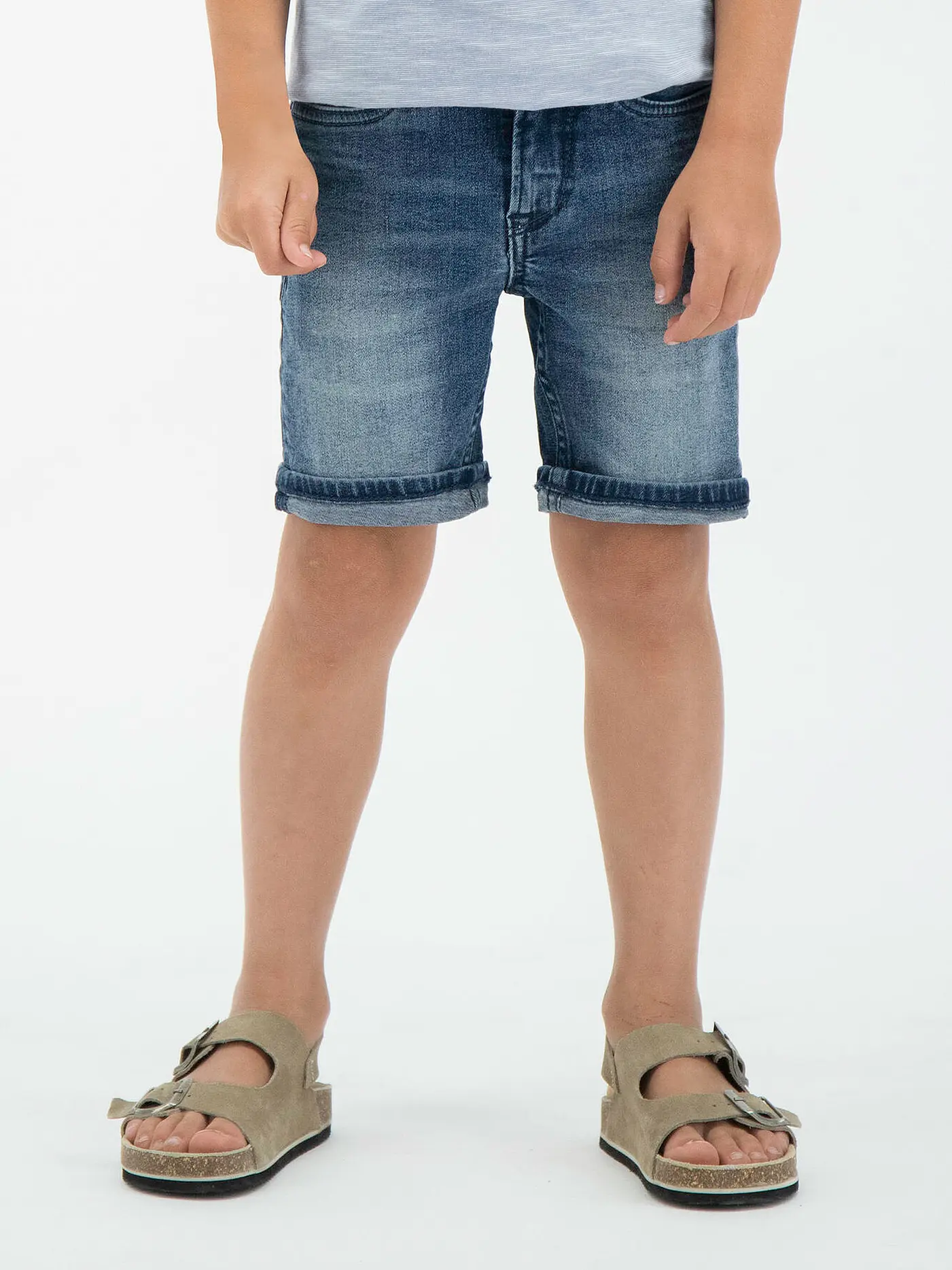 GARCIA | Jungen Jeansbermuda Slim Fit | blau