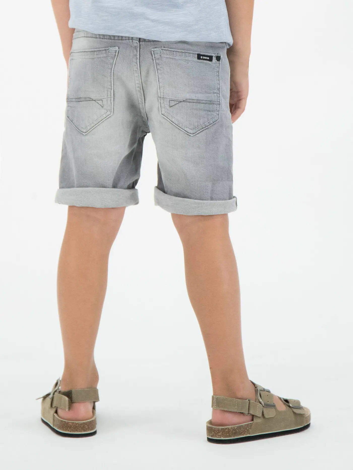 GARCIA | Jungen Jeansbermuda Slim Fit | grau
