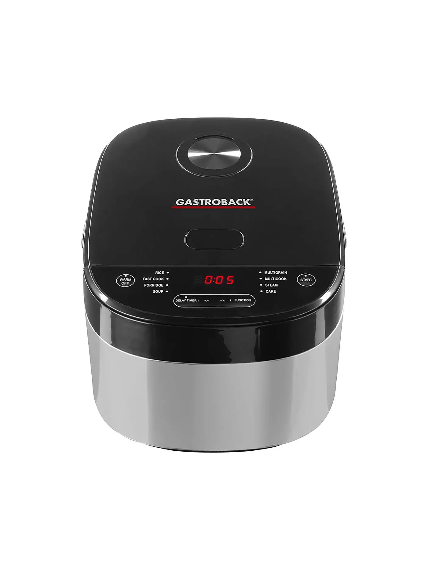 GASTROBACK | Design Multicook Pro 8 in 1 Edelstahl/Schwarz 42527 | silber