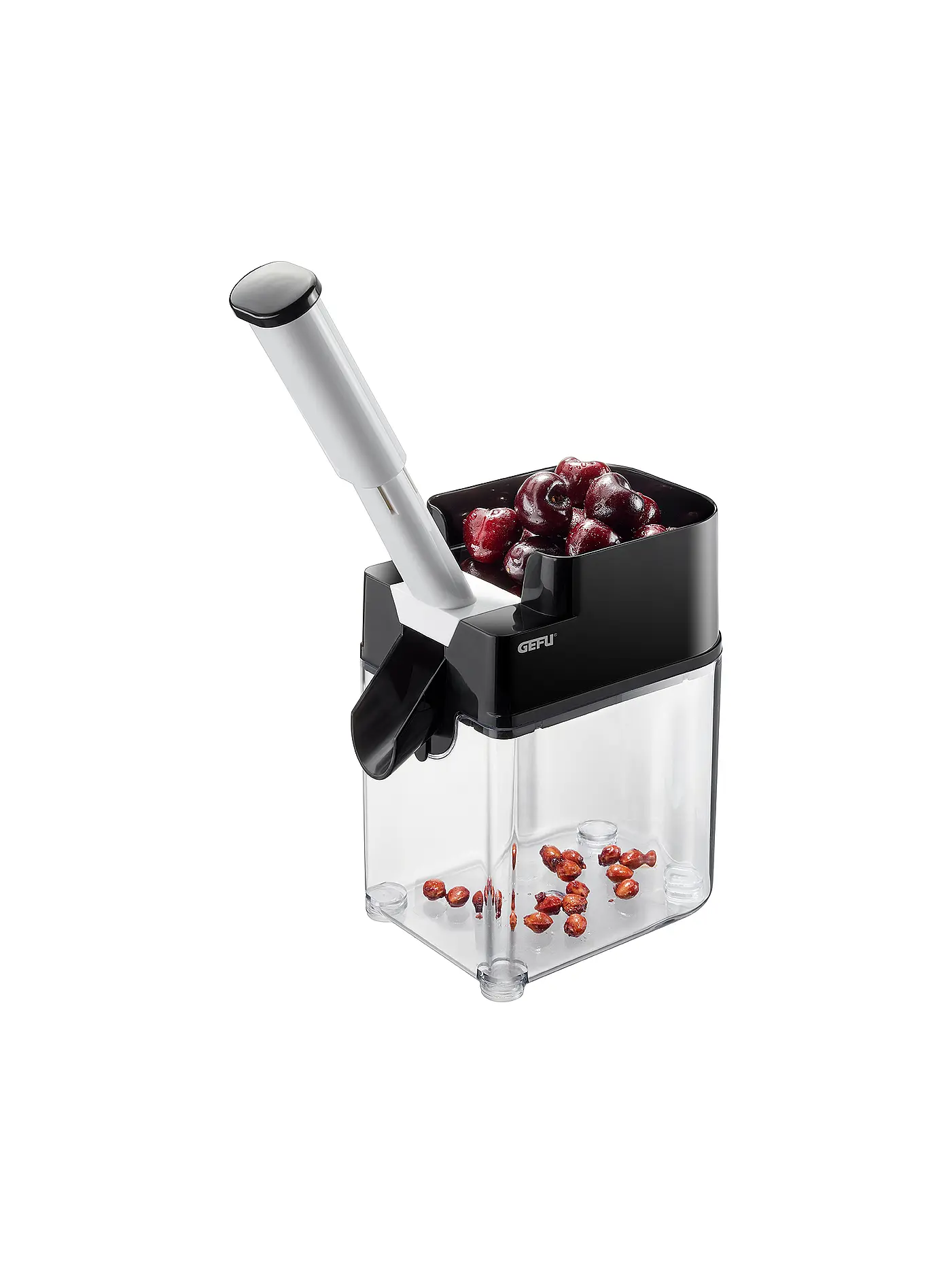 GEFU | Kirschentferner CORER Transparent / Schwarz | transparent