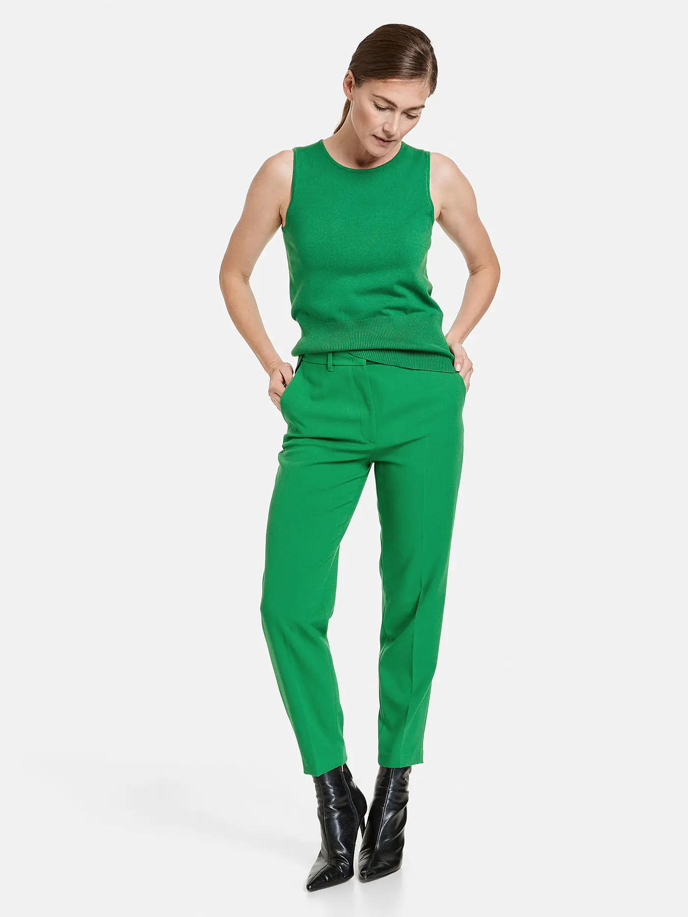 GERRY WEBER | Anzughose  | grün