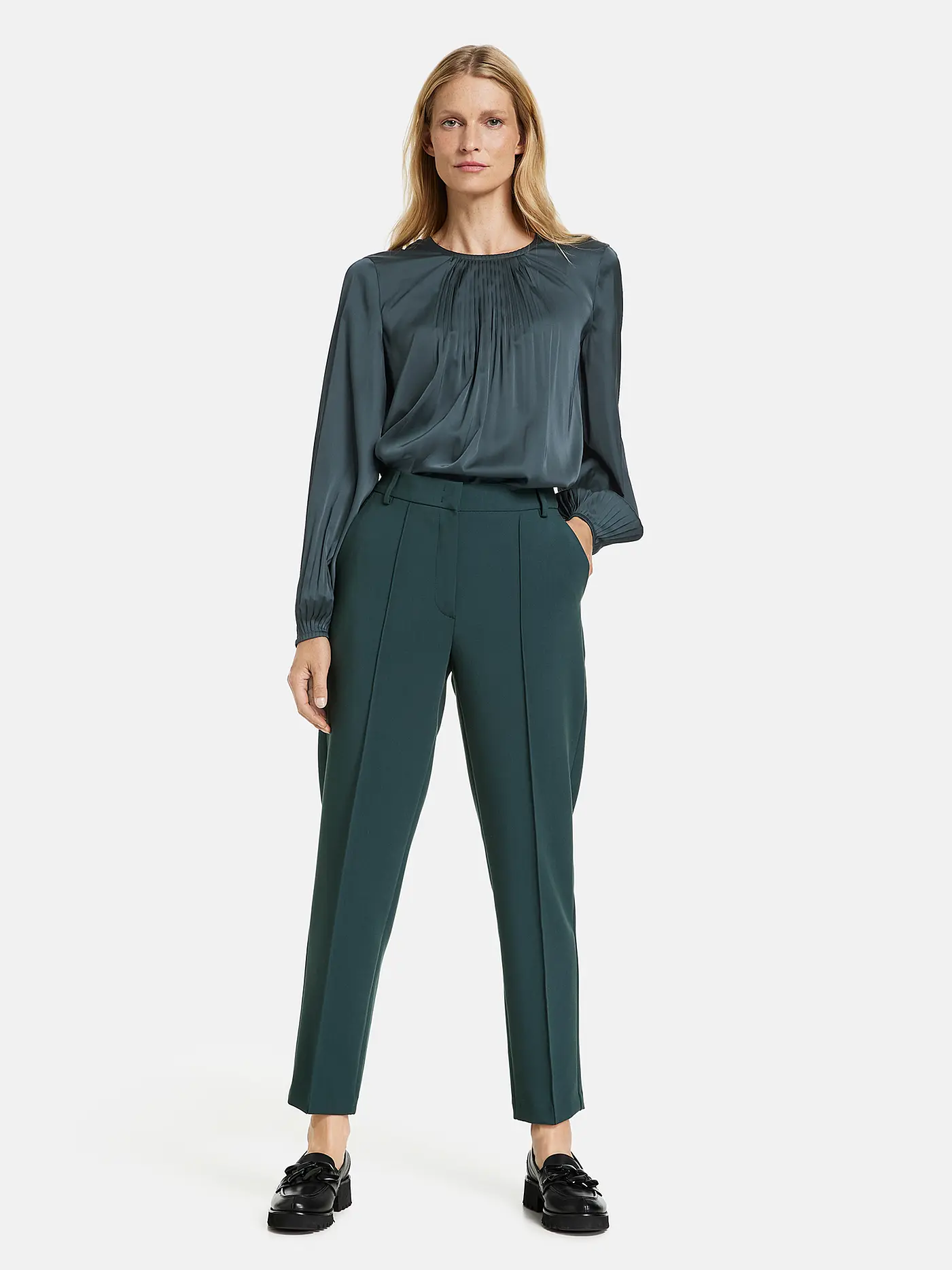 GERRY WEBER | Businesshose | petrol
