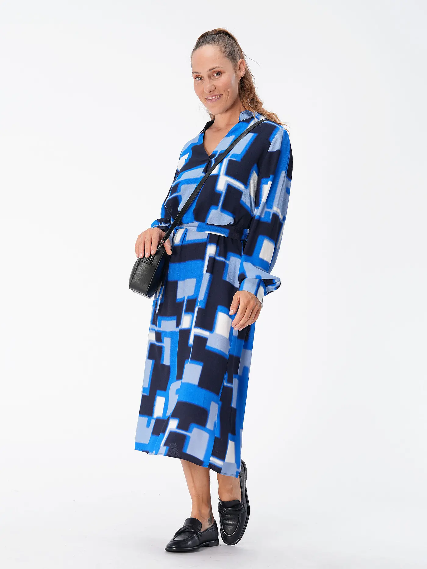 GERRY WEBER | Hemdblusenkleid | blau