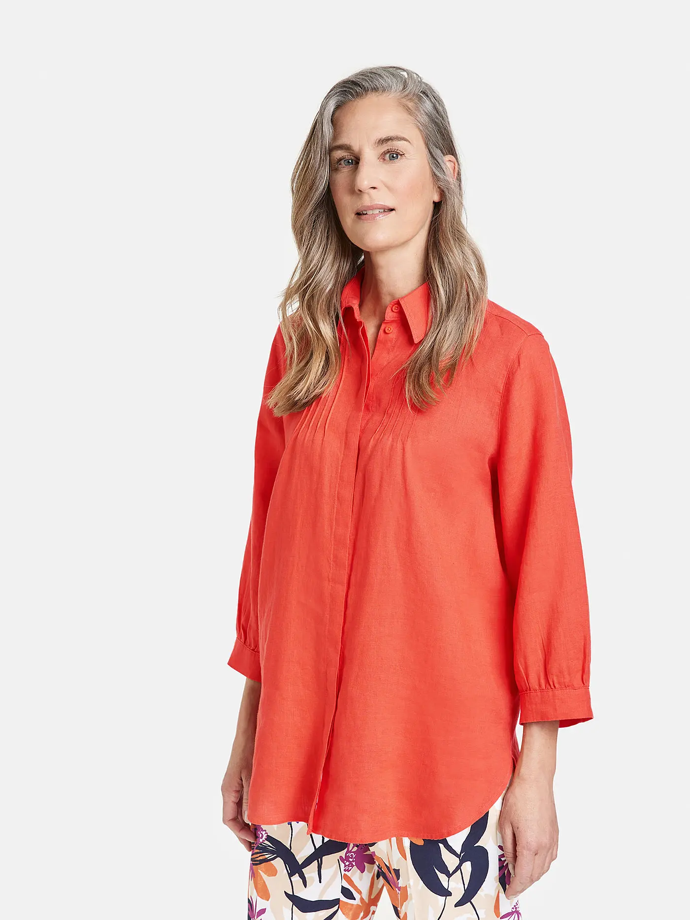 GERRY WEBER | Leinenbluse | orange