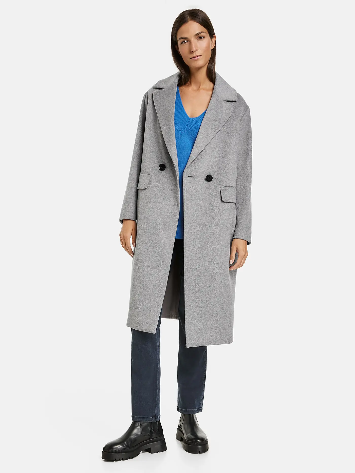 GERRY WEBER | Mantel | grau