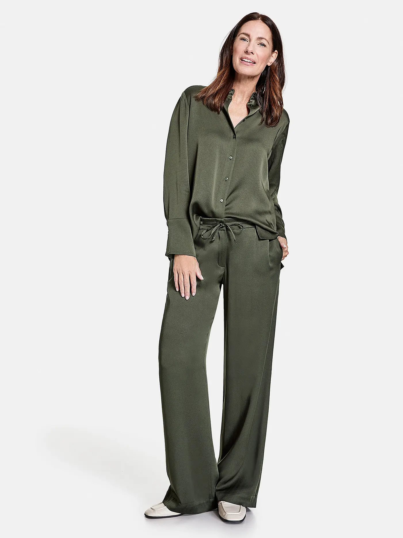 GERRY WEBER | Marlenehose  | braun