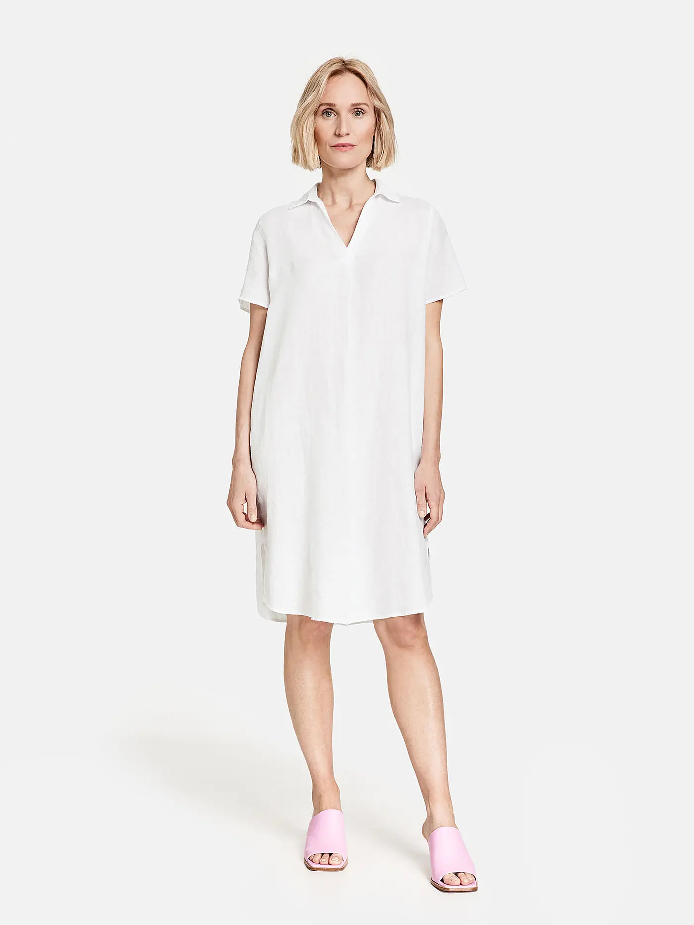 GERRY WEBER | Midikleid  | weiss