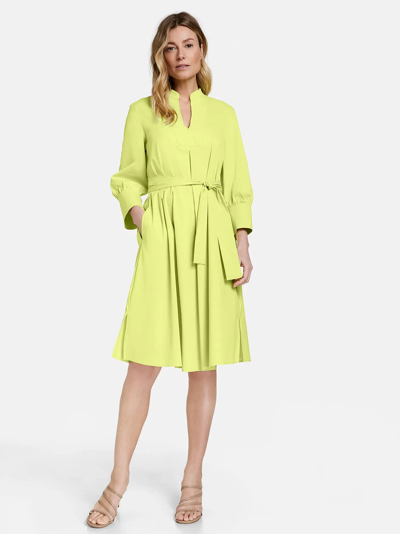 GERRY WEBER | Midikleid | hellgrün