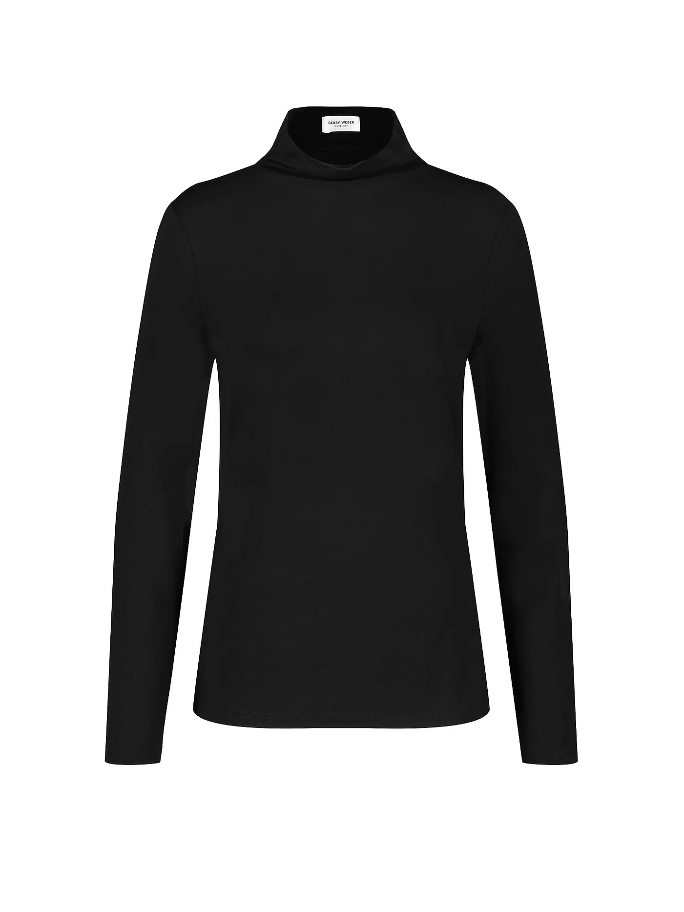 GERRY WEBER | Rollkragenshirt  | schwarz