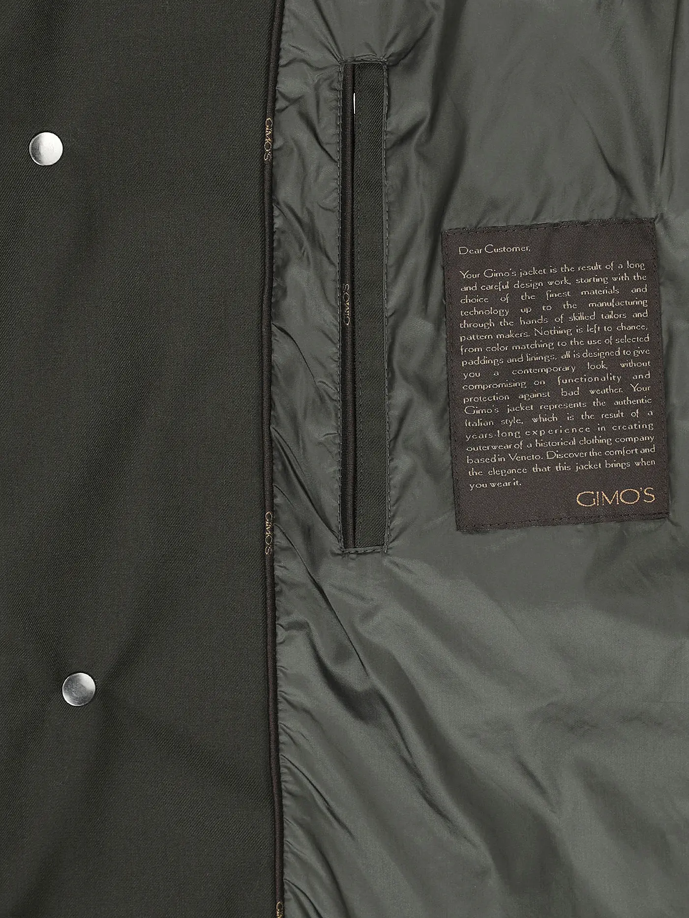 GIMO'S | Steppgilet | olive