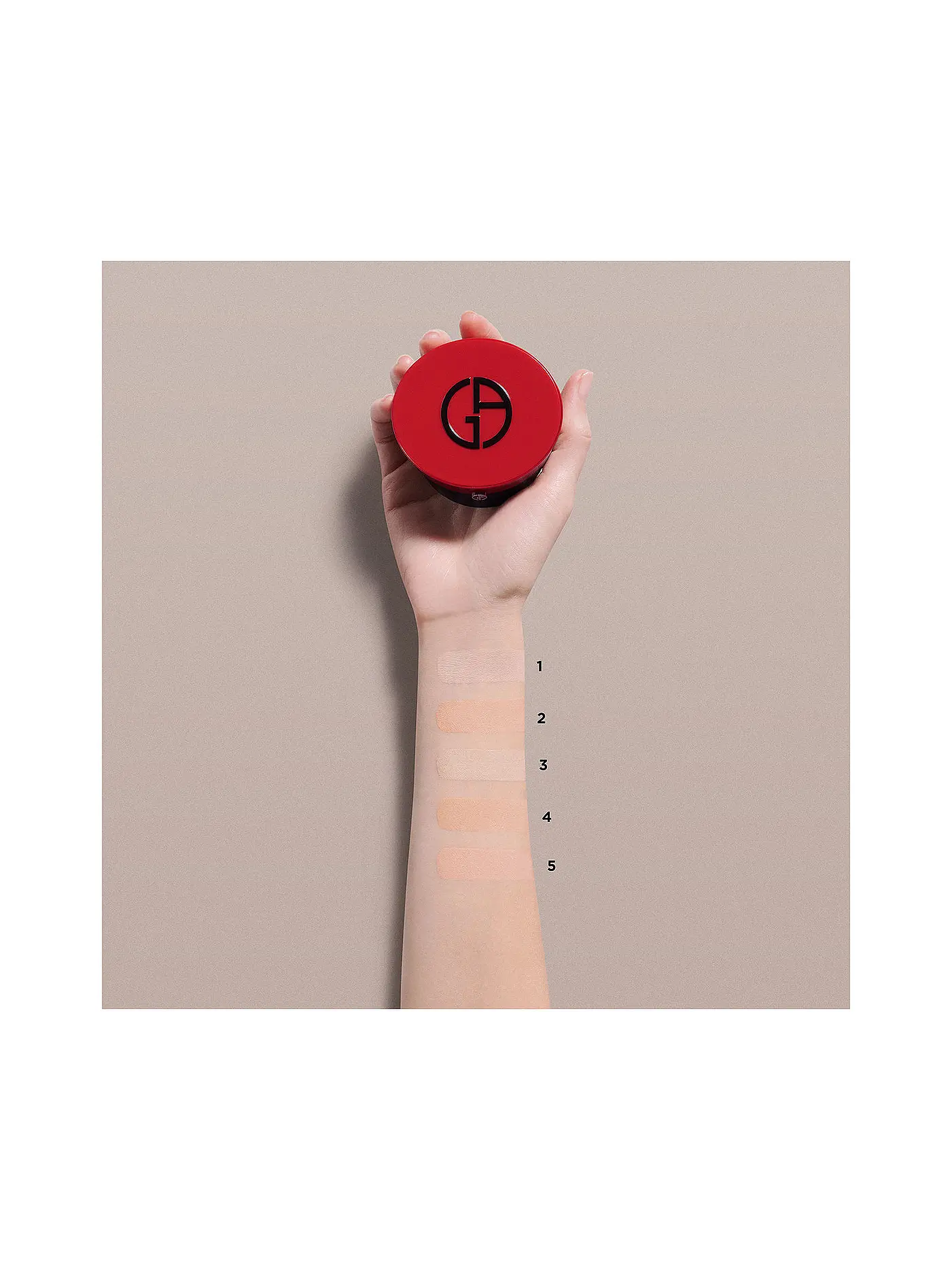 GIORGIO ARMANI COSMETICS | Kompaktfoundation - Red Cushion Refil ( 3 )  | camel