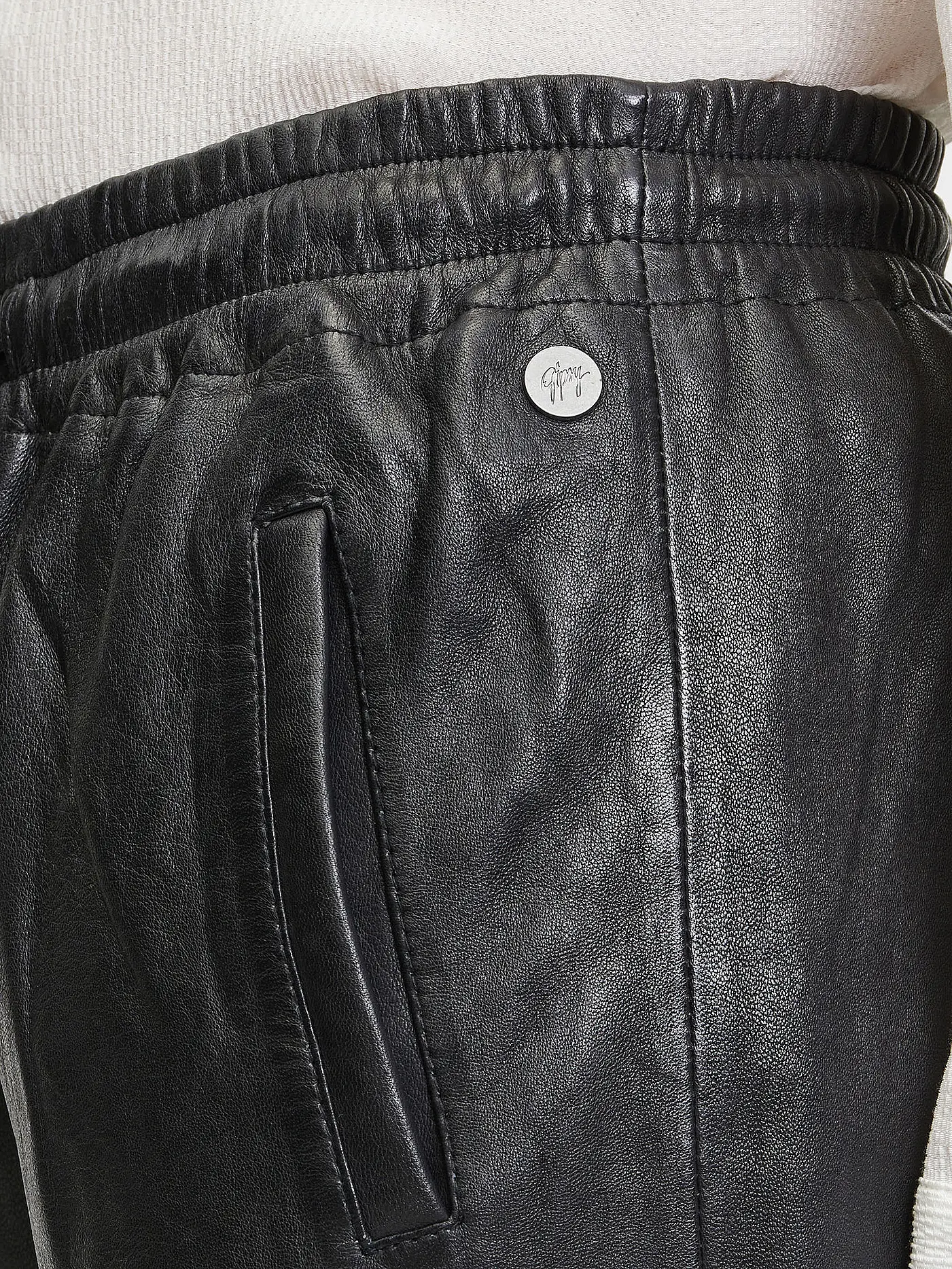 GIPSY BY MAURITIUS | Lederhose Regular Fit | schwarz