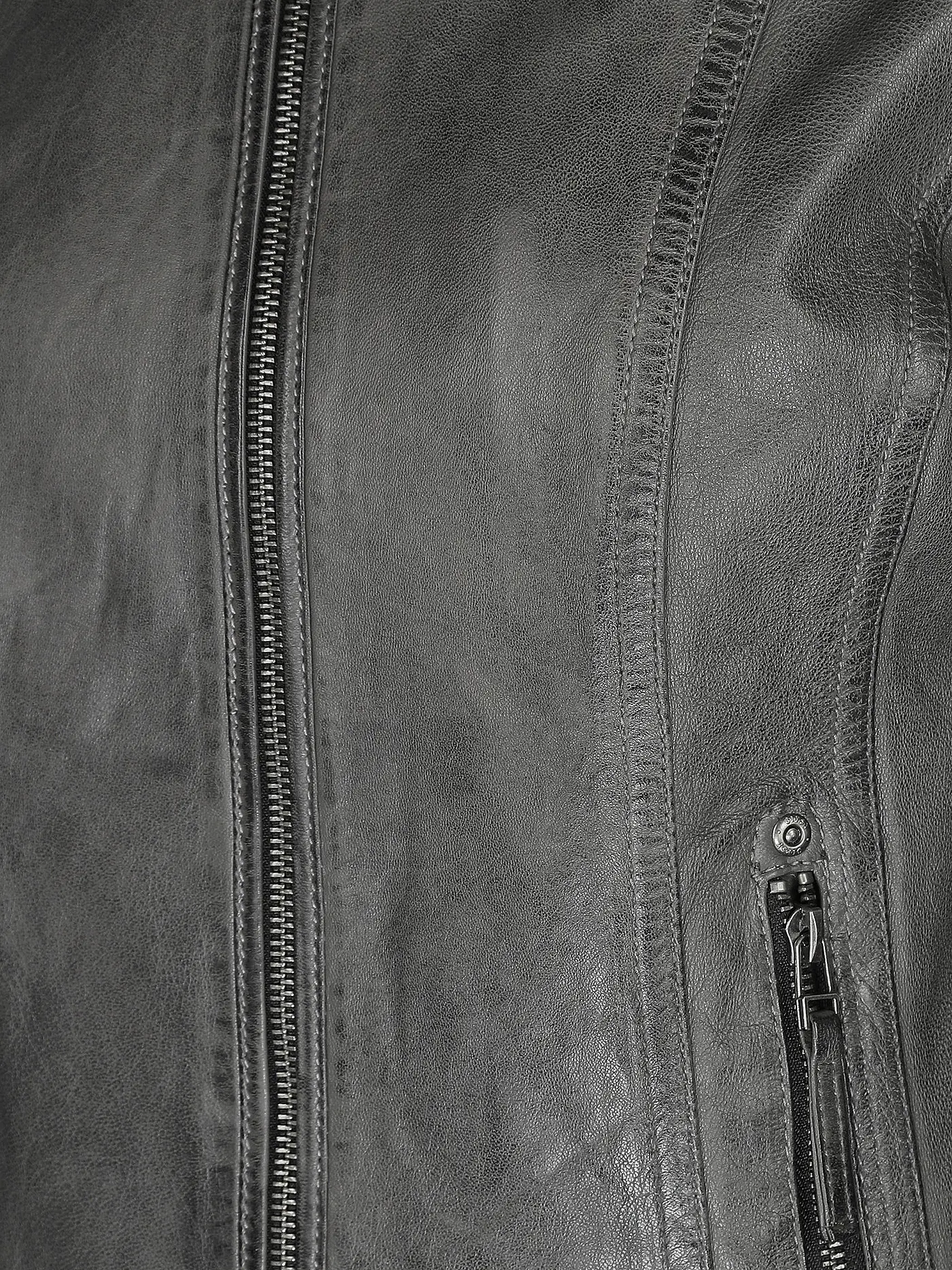 GIPSY BY MAURITIUS | Lederjacke CACEY LEGV | grau