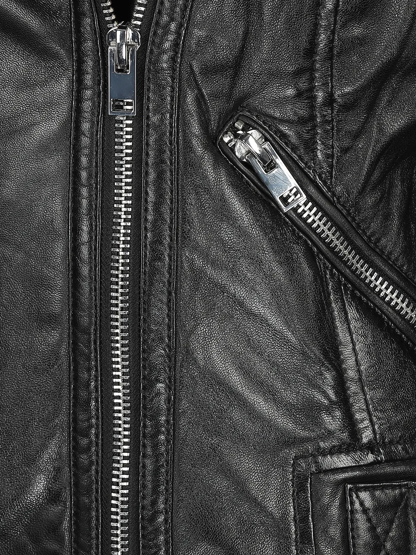 GIPSY BY MAURITIUS | Lederjacke Slim Fit | schwarz