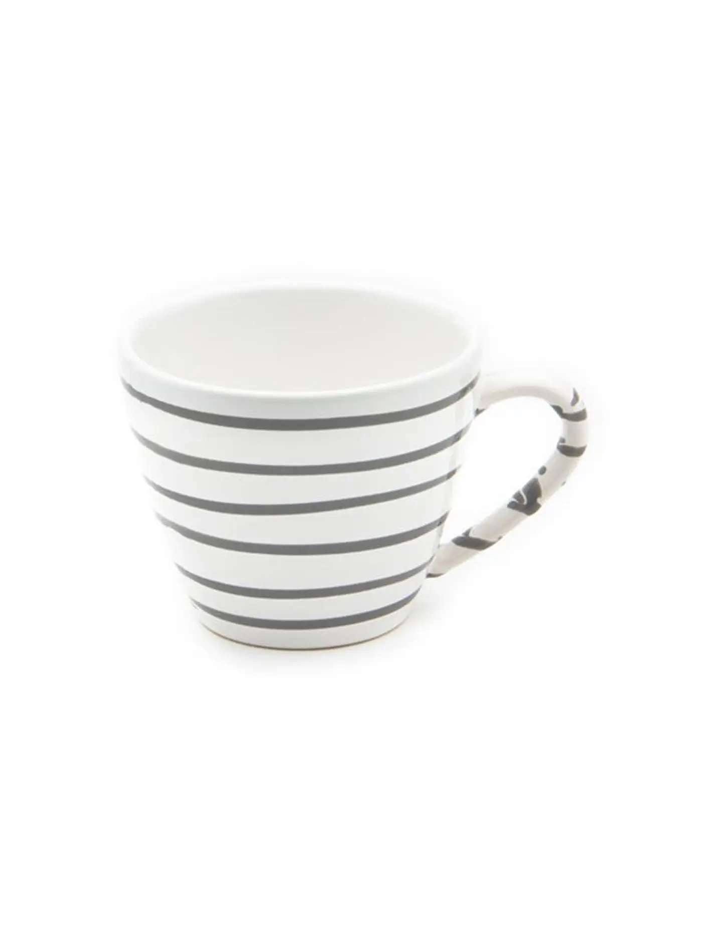 GMUNDNER KERAMIK | Kaffeetasse Gourmet "Grau Geflammt" 0,2l | grau