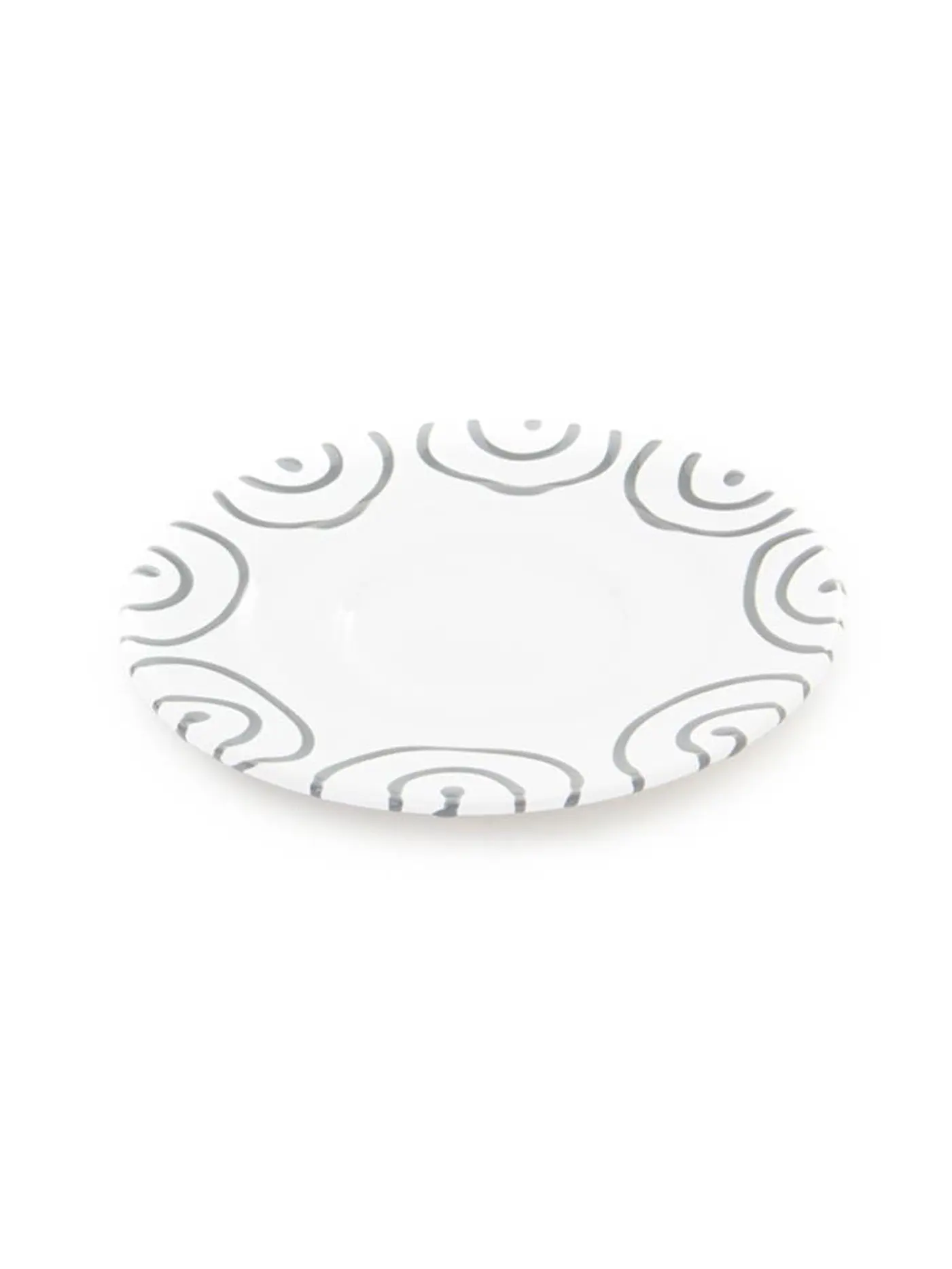 GMUNDNER KERAMIK | Unterteller Gourmet "Grau Geflammt" 16cm | grau