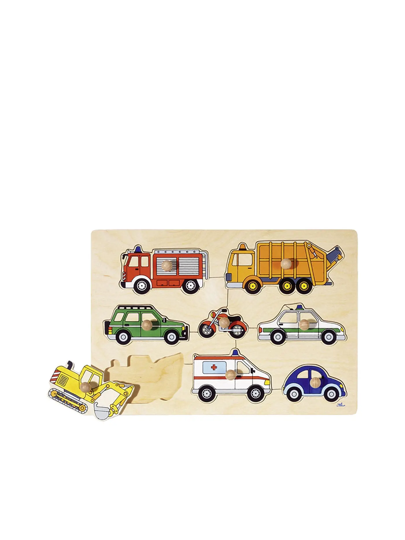 GOKI | Steckpuzzle Verkehrsmittel | keine Farbe