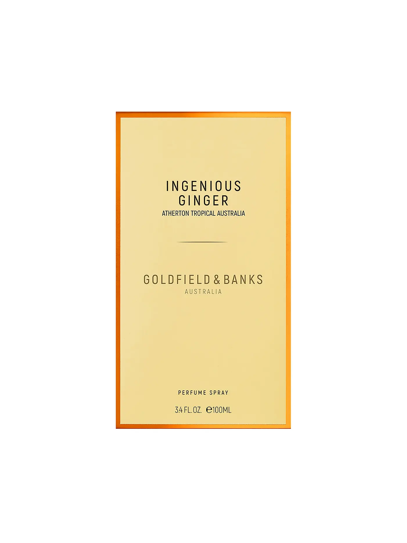 GOLDFIELD&BANKS | Ingeniour Ginger Eau de Parfum 100ml | keine Farbe
