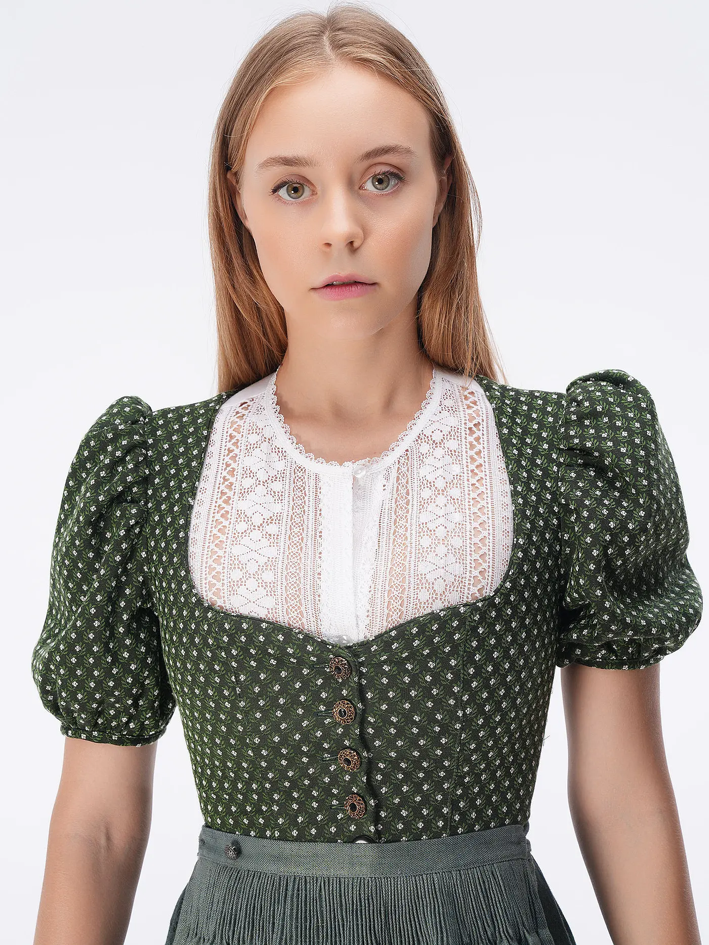GOTTSEIDANK | Dirndl CAROLINA | grün