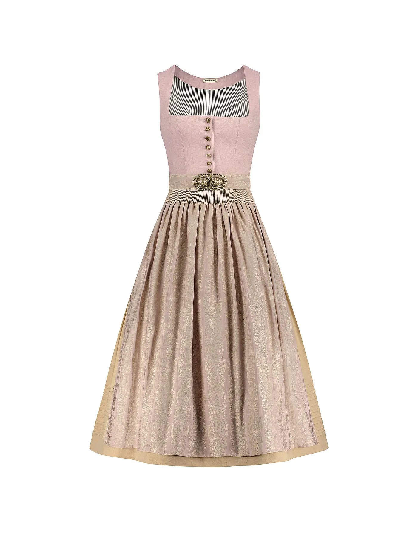 GOTTSEIDANK | Dirndl MONIKA 75cm | rosa