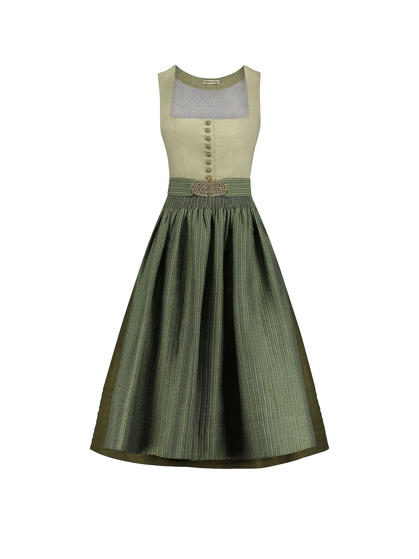 GOTTSEIDANK | Dirndl MONIKA | hellgrün