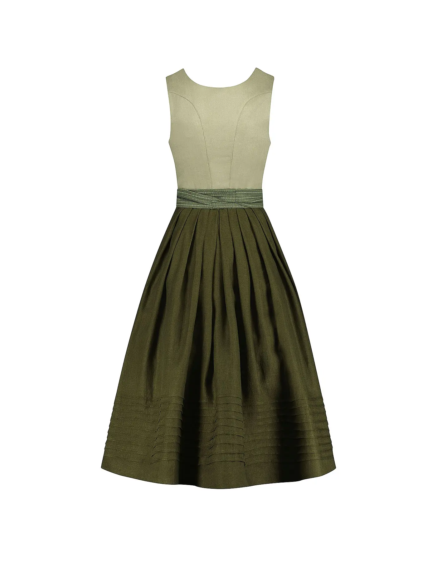 GOTTSEIDANK | Dirndl MONIKA | hellgrün