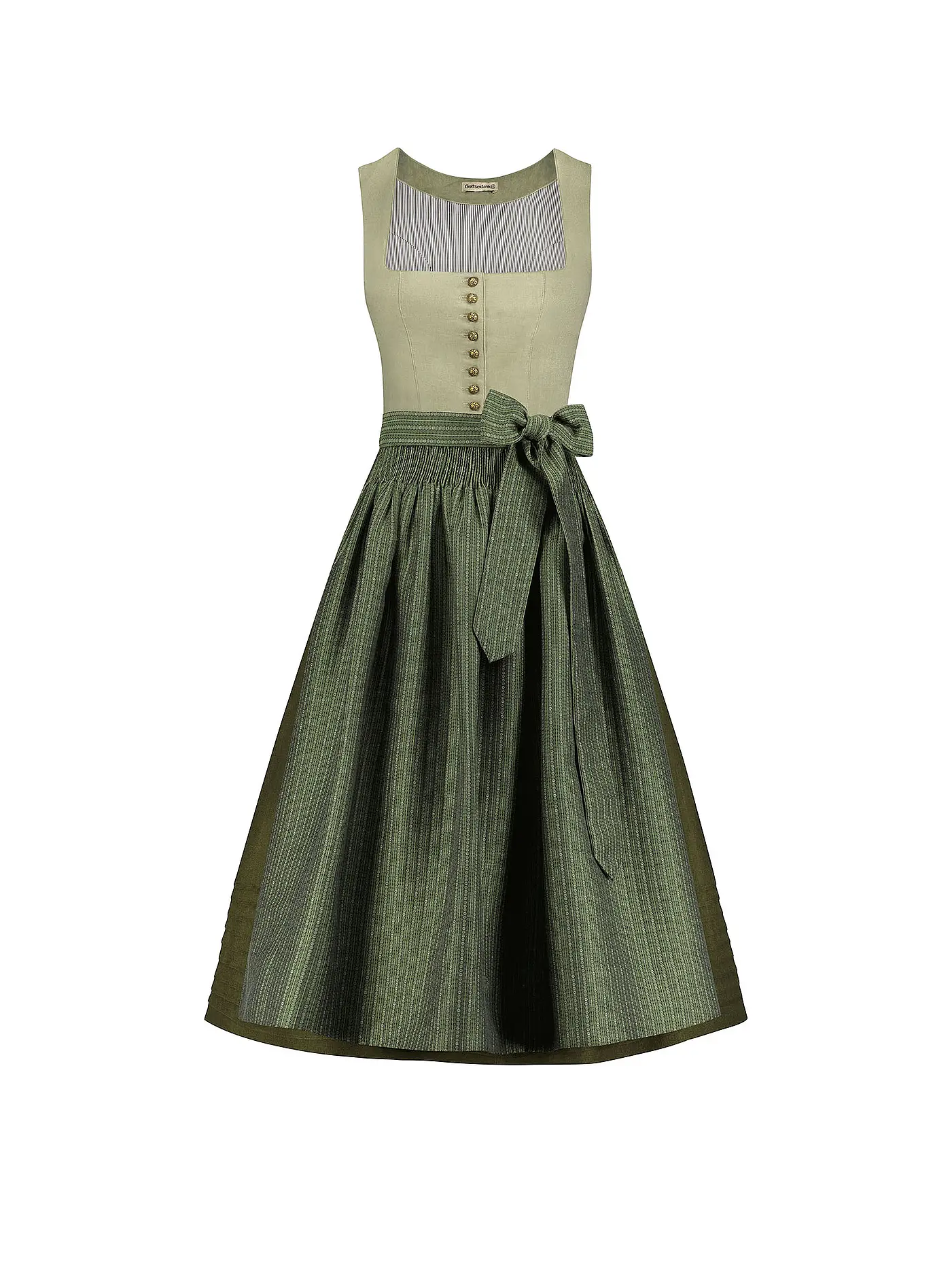 GOTTSEIDANK | Dirndl MONIKA | hellgrün