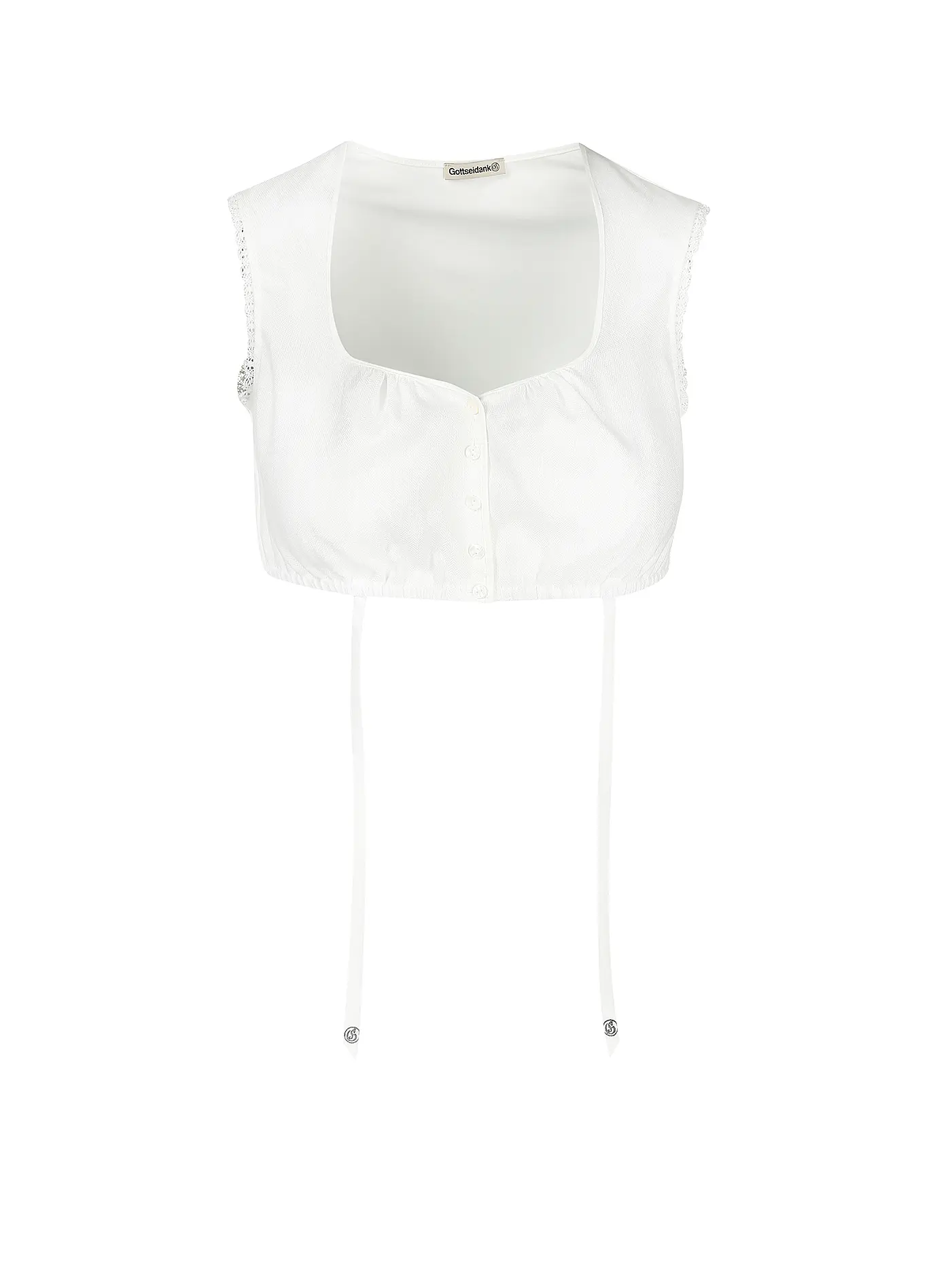 GOTTSEIDANK | Dirndlbluse Ariana | weiss