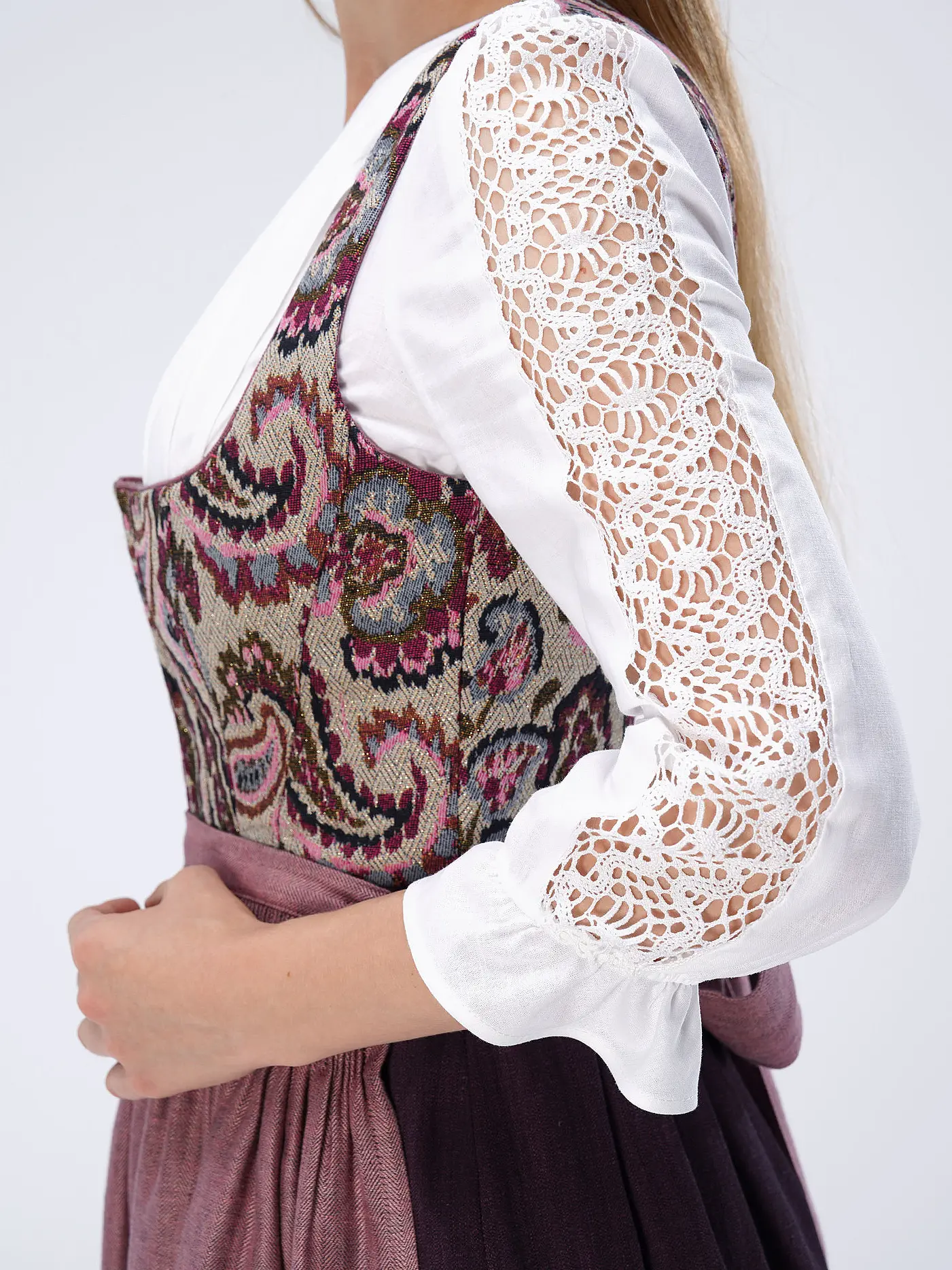 GOTTSEIDANK | Dirndlbluse SIMONE | weiss